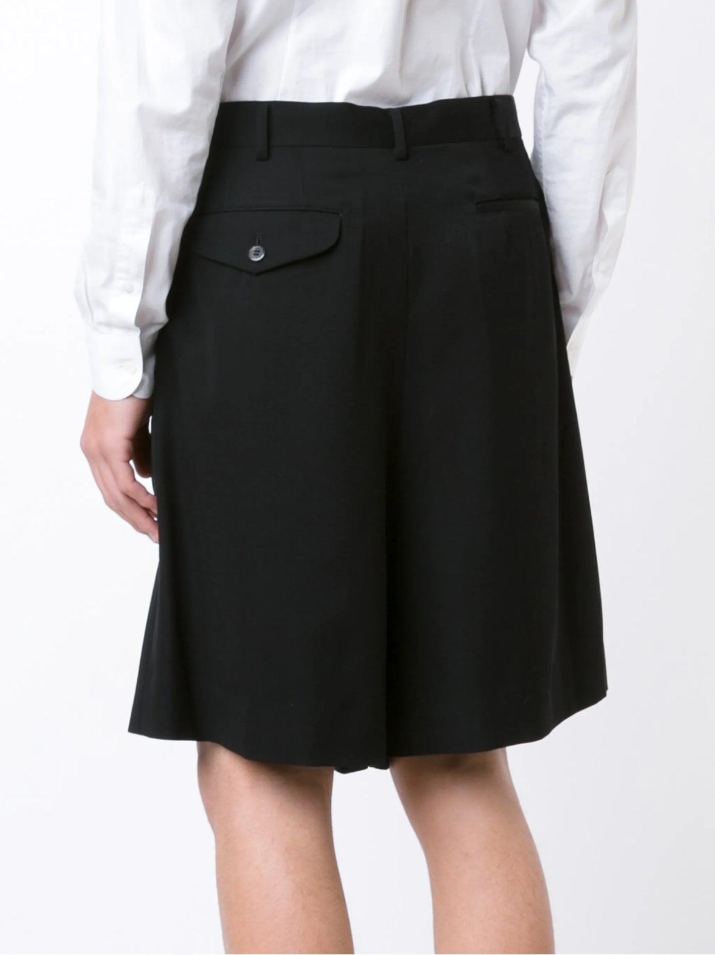 wide leg bermuda shorts
