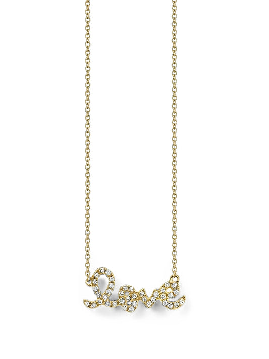 'love' necklace