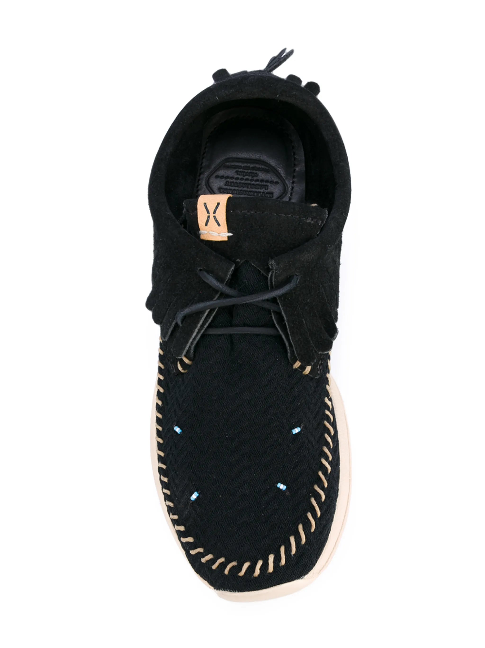 BOTA MOCASSIM VISVIM FBT SHAMAN-FOLK PRETA
