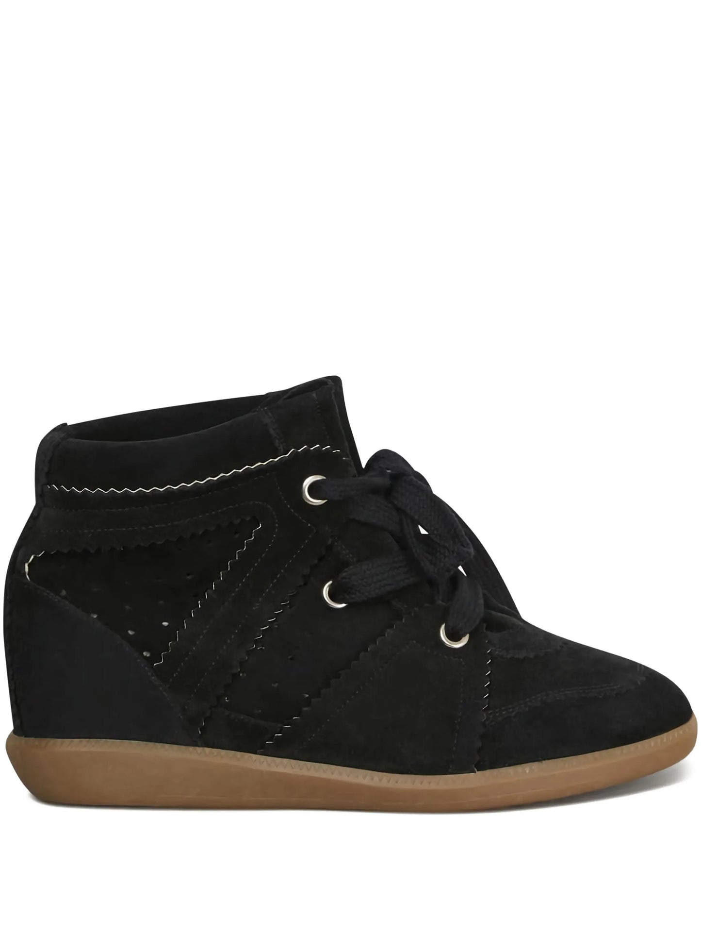Bobby suede wedge sneakers
