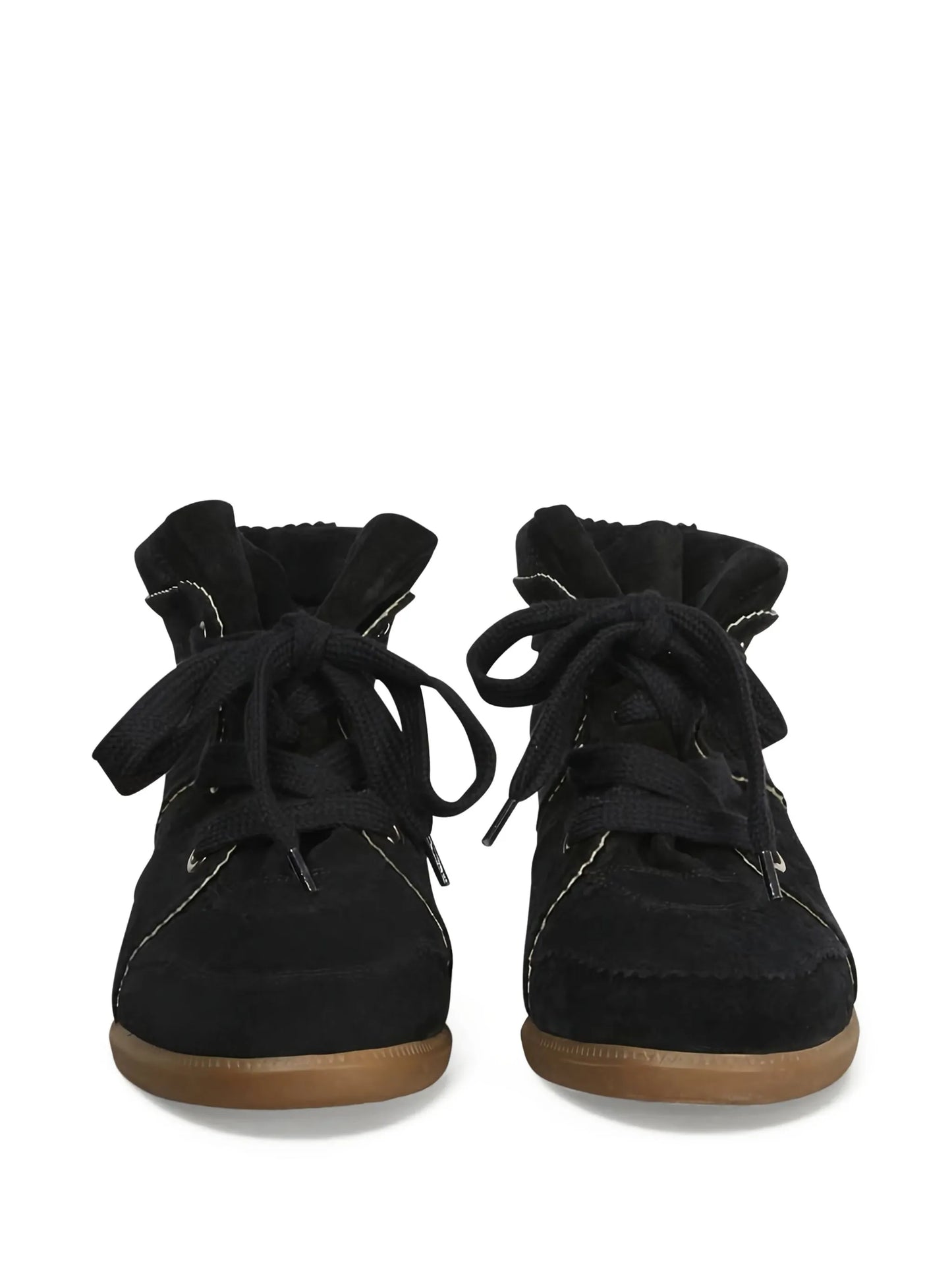 Bobby suede wedge sneakers