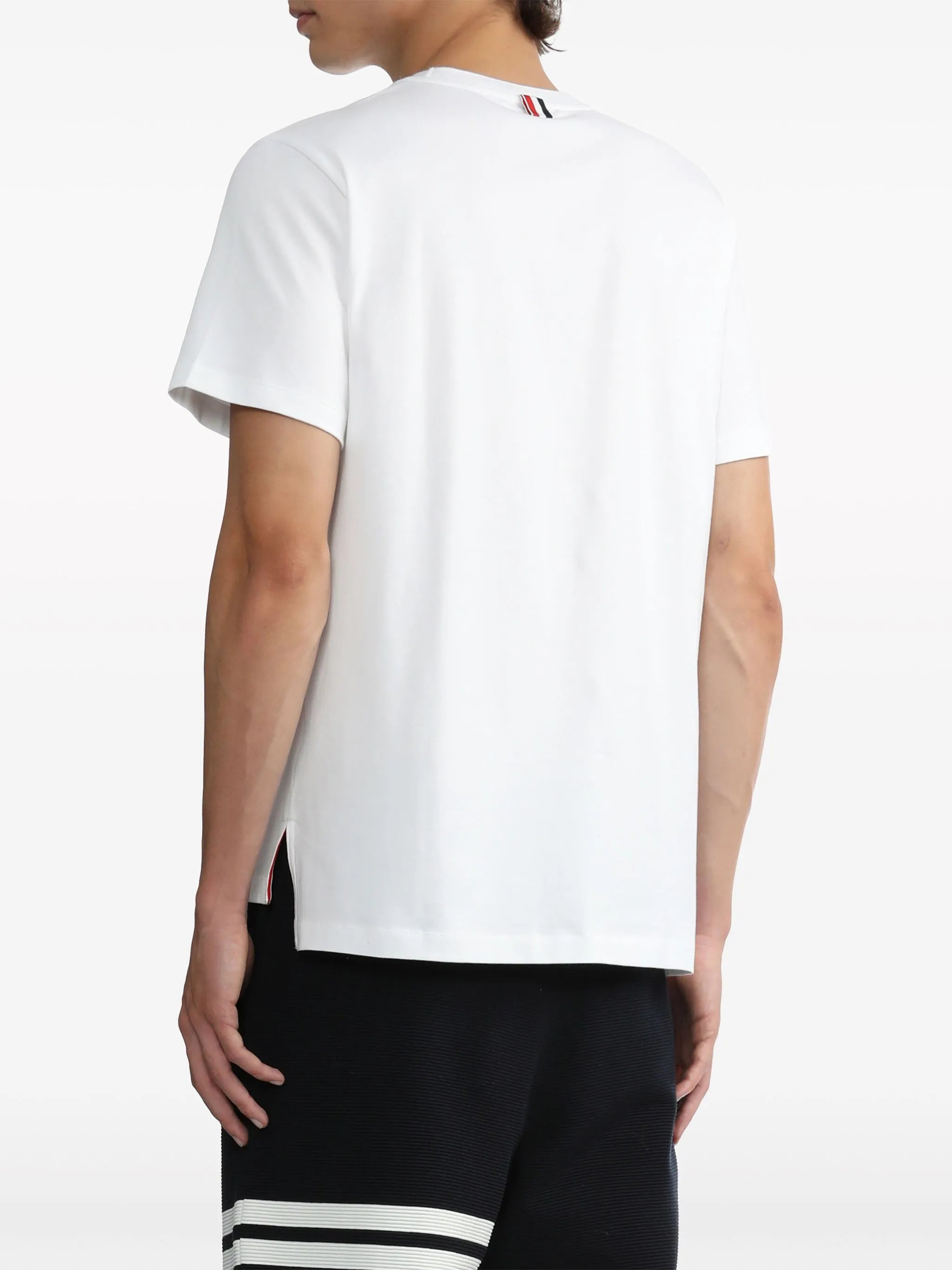 side-slit relaxed T-shirt