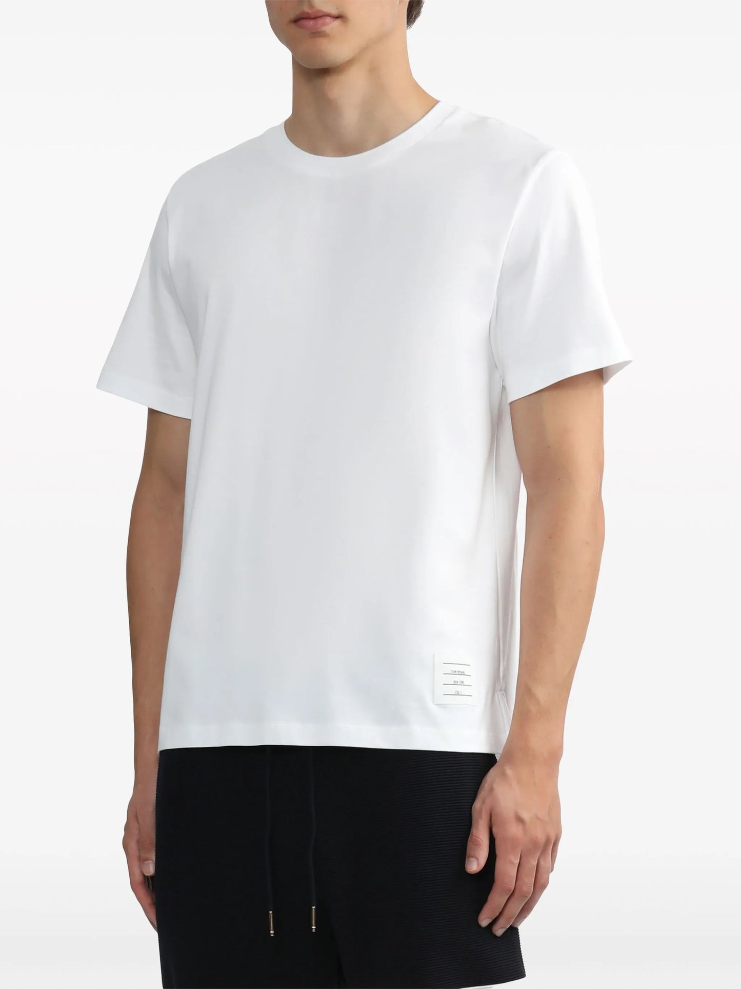 side-slit relaxed T-shirt