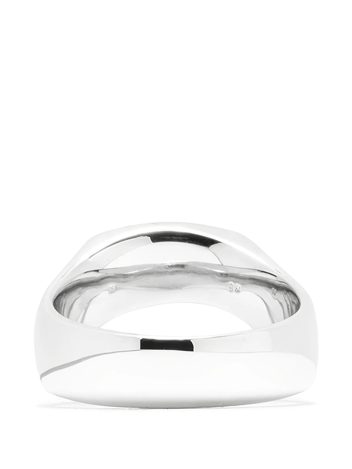 Cushion Satin signet ring