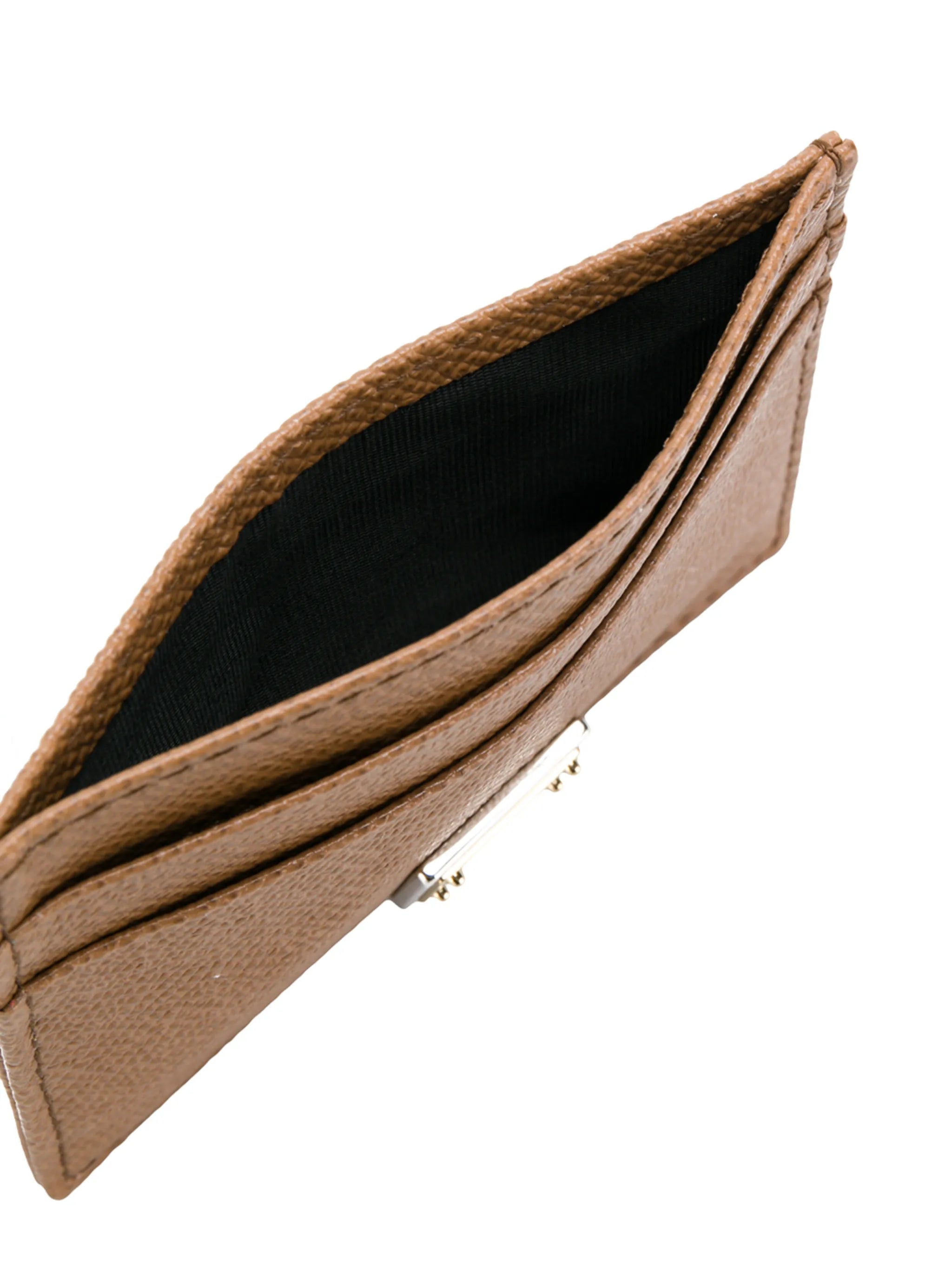 Dauphine leather card holder