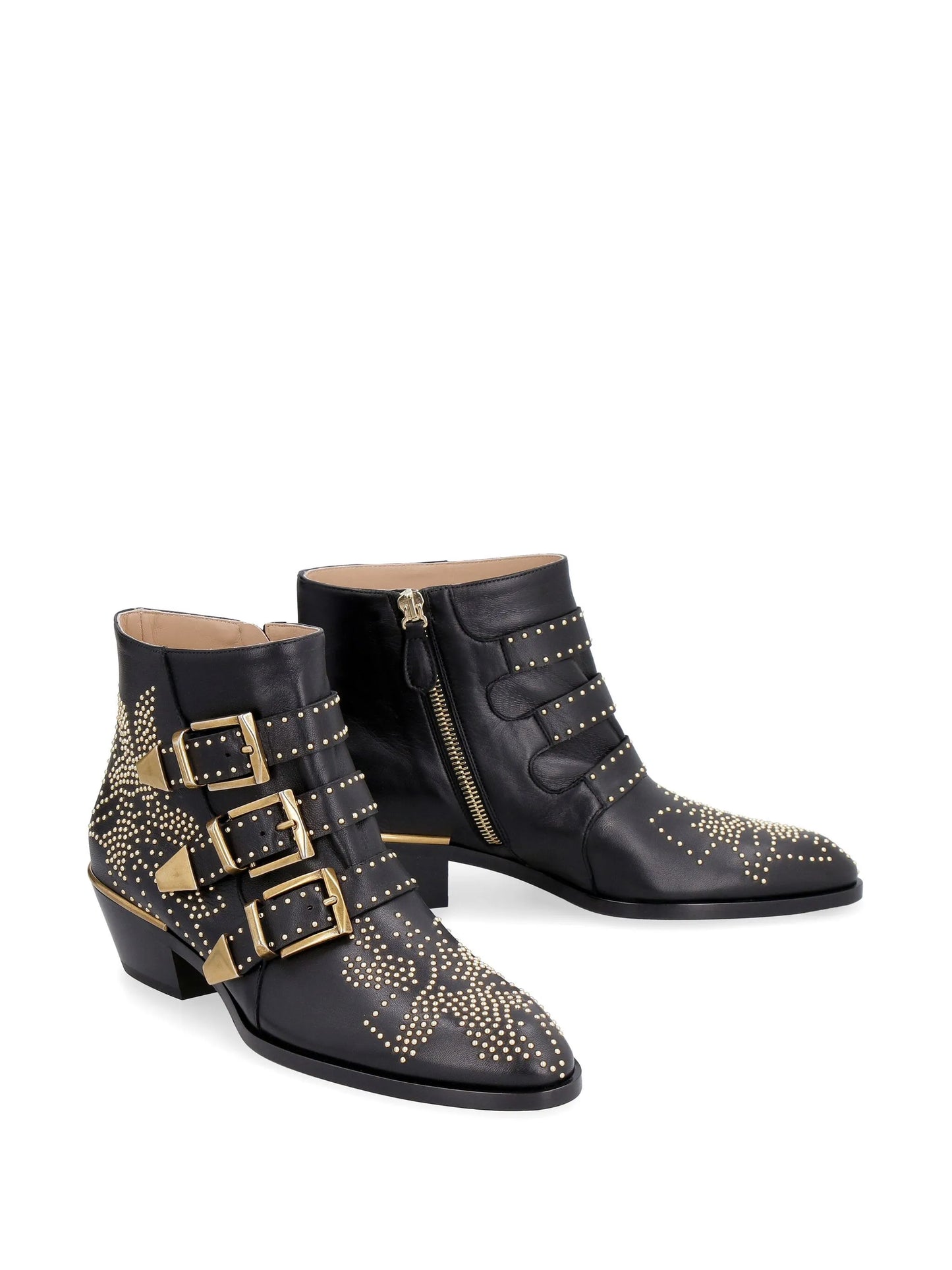 Susanna studded buckle boots