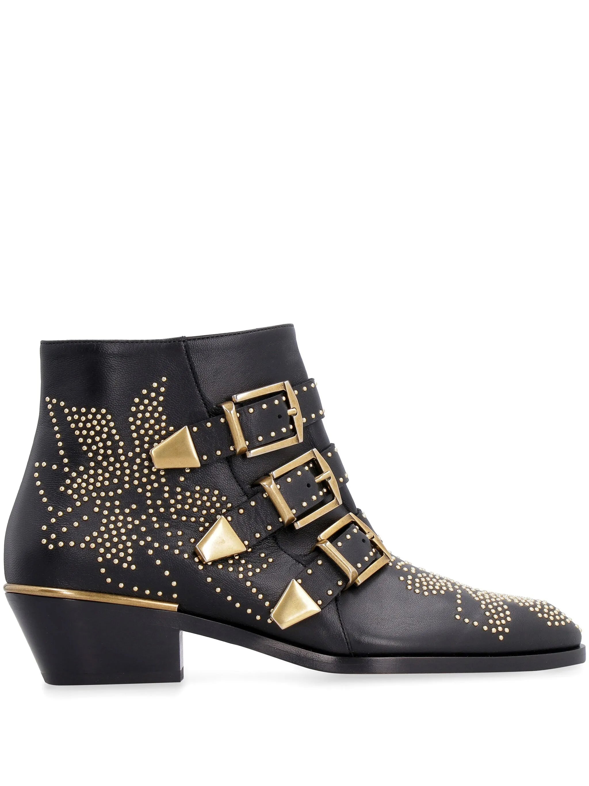 Susanna studded buckle boots