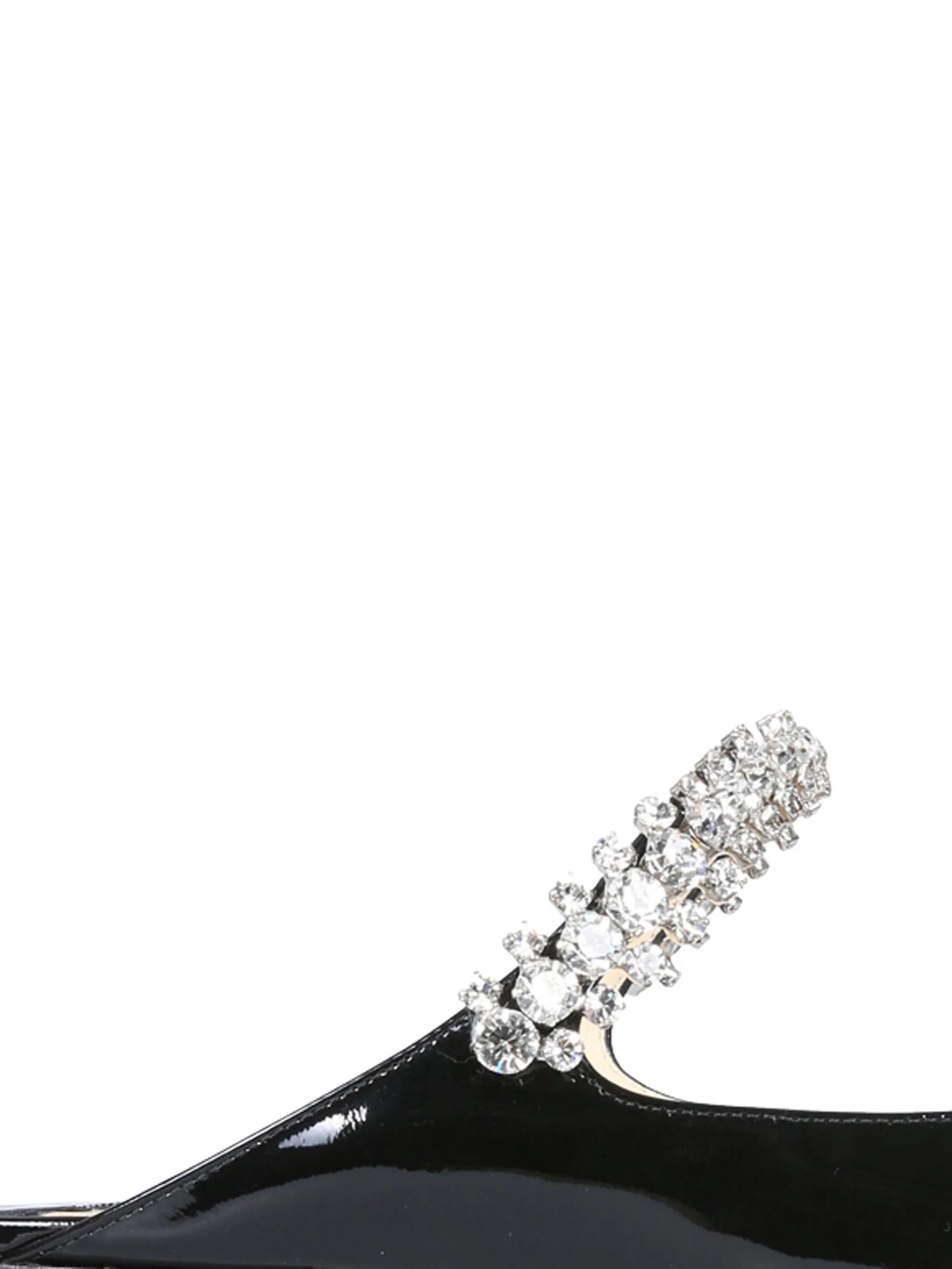 Bing crystal-embellished pointed mules