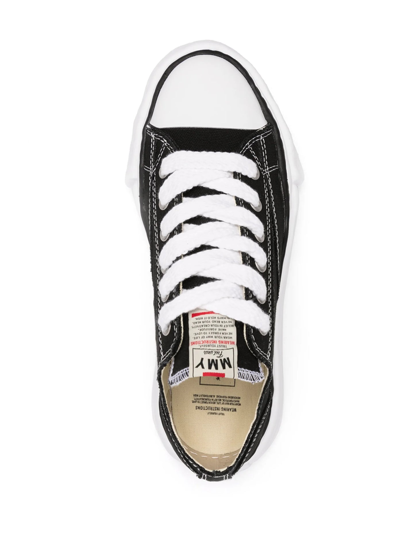 contrast-stitch chunky-sole sneakers