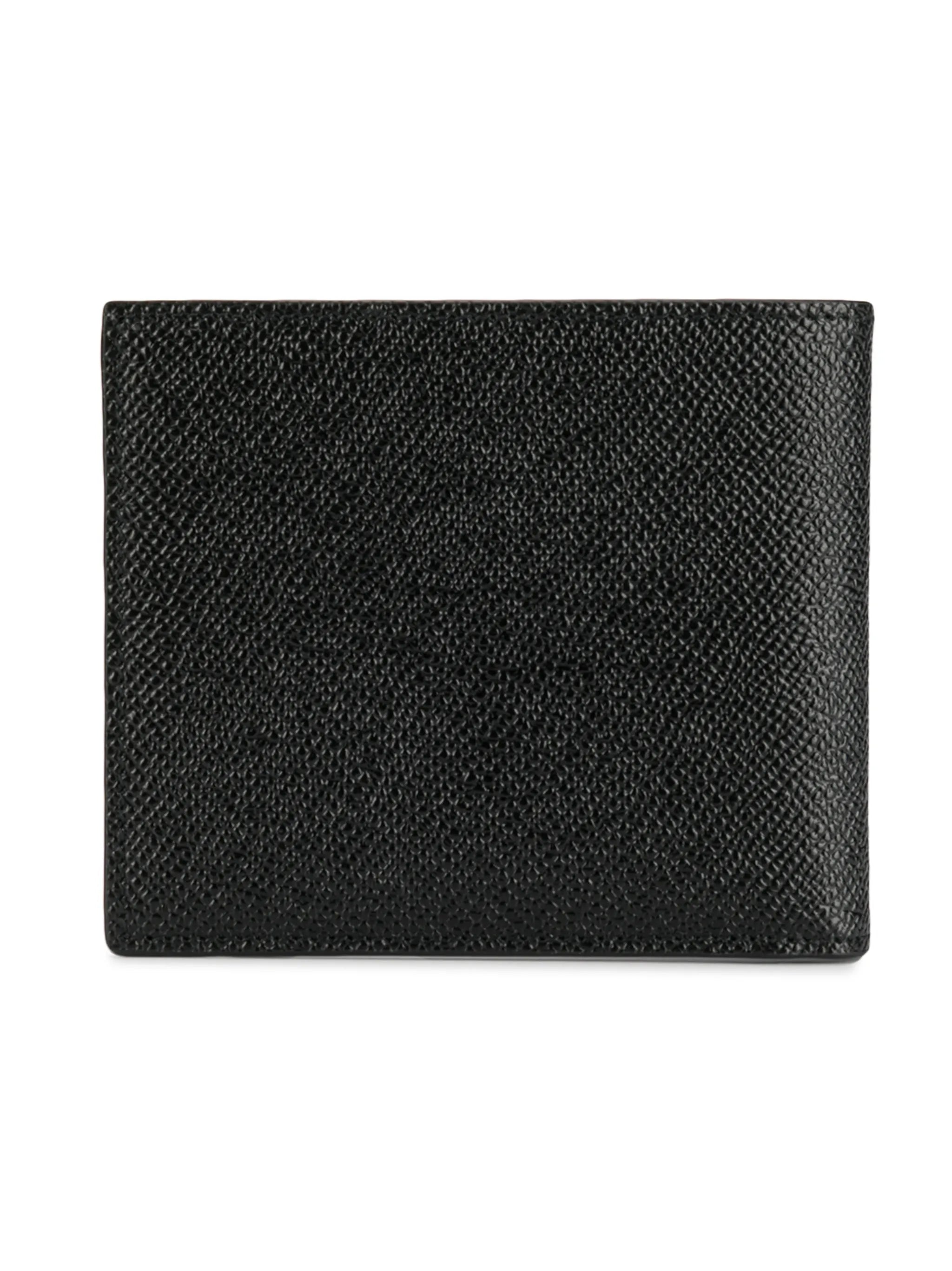 logo-tag leather bifold wallet