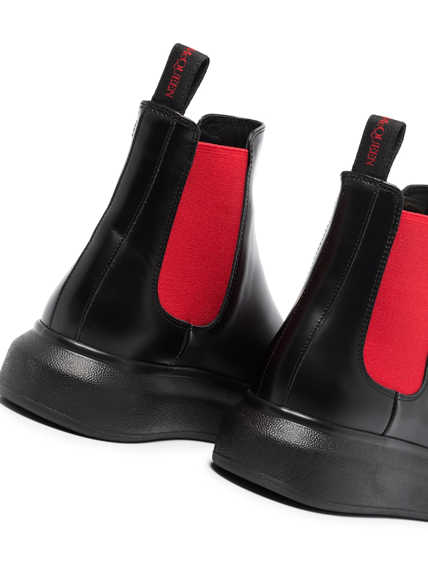 contrast panel Chelsea boots