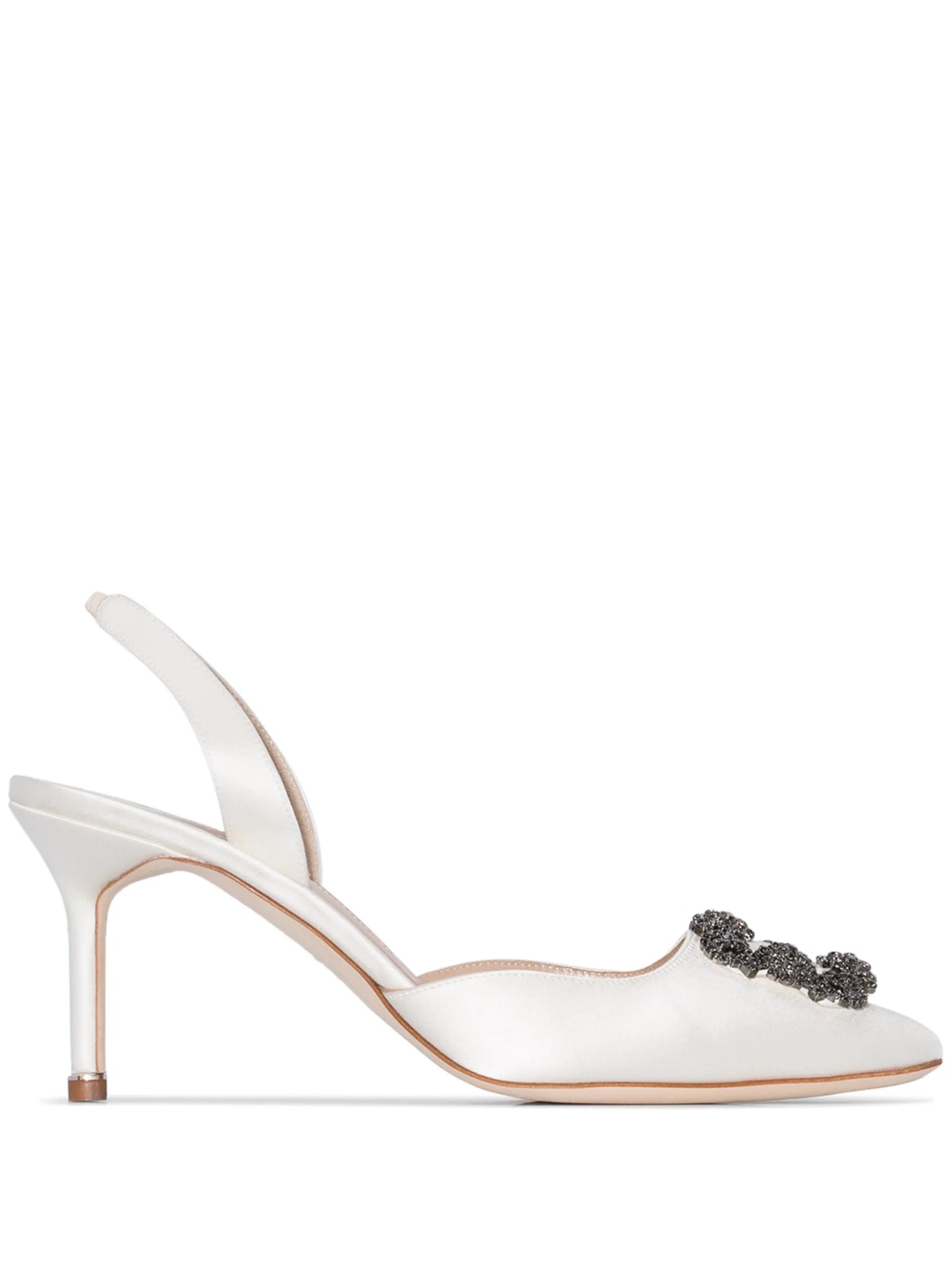 Hangisli crystal-buckle pumps