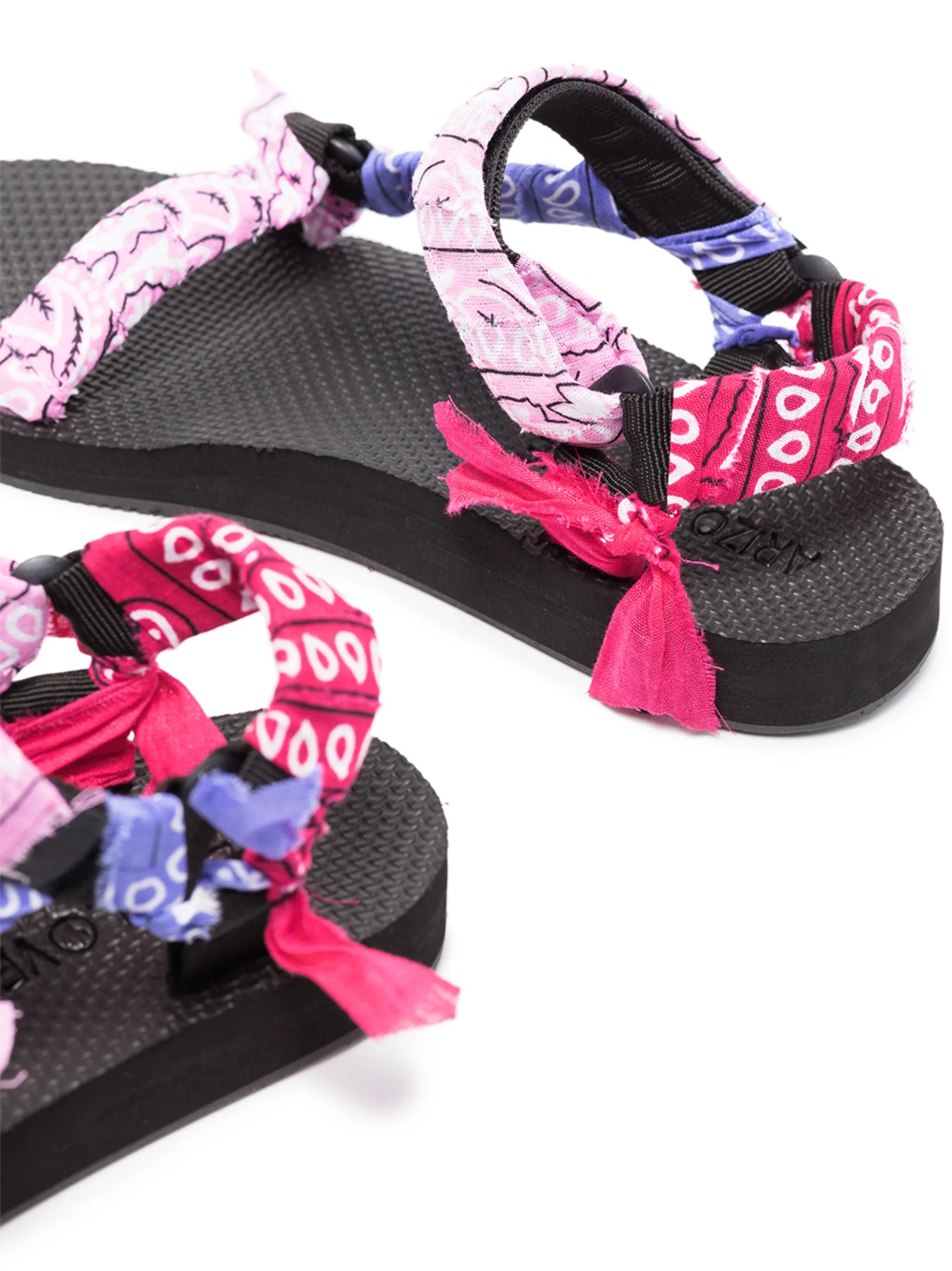 bandana-straps flat sandals