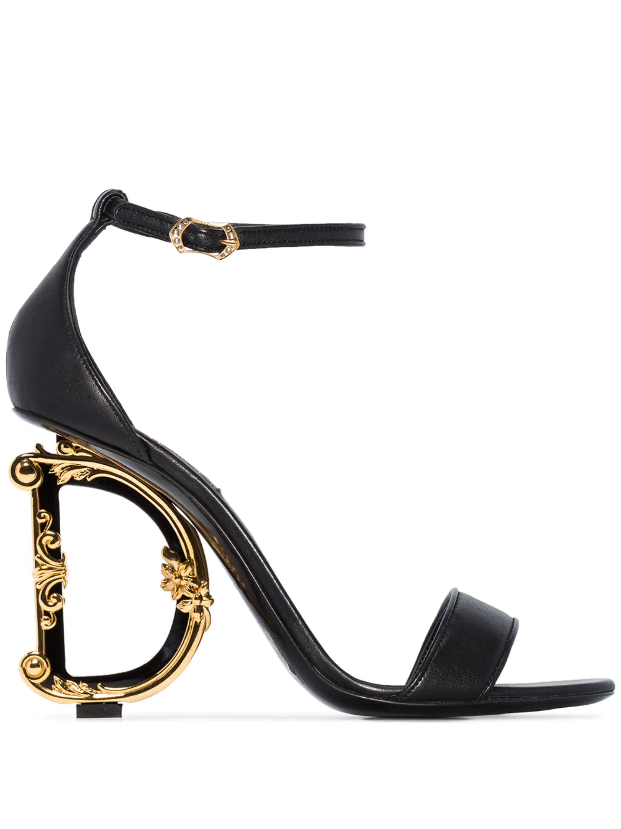 Keira baroque DG leather sandals