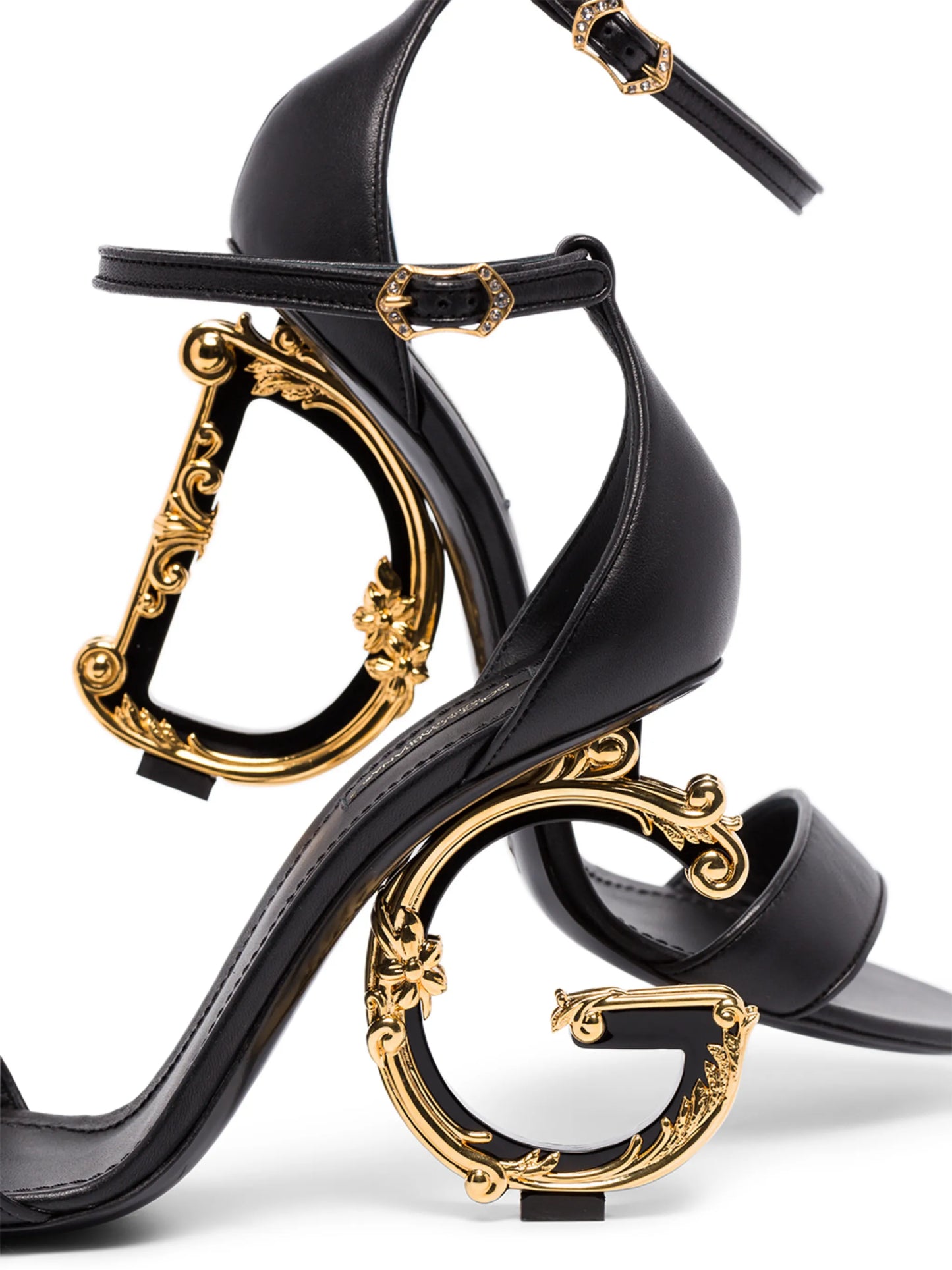 Keira baroque DG leather sandals