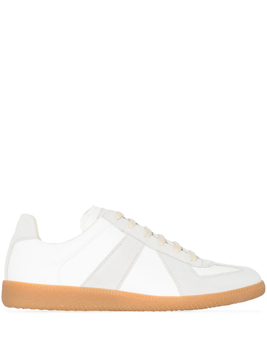Replica panelled leather sneakers