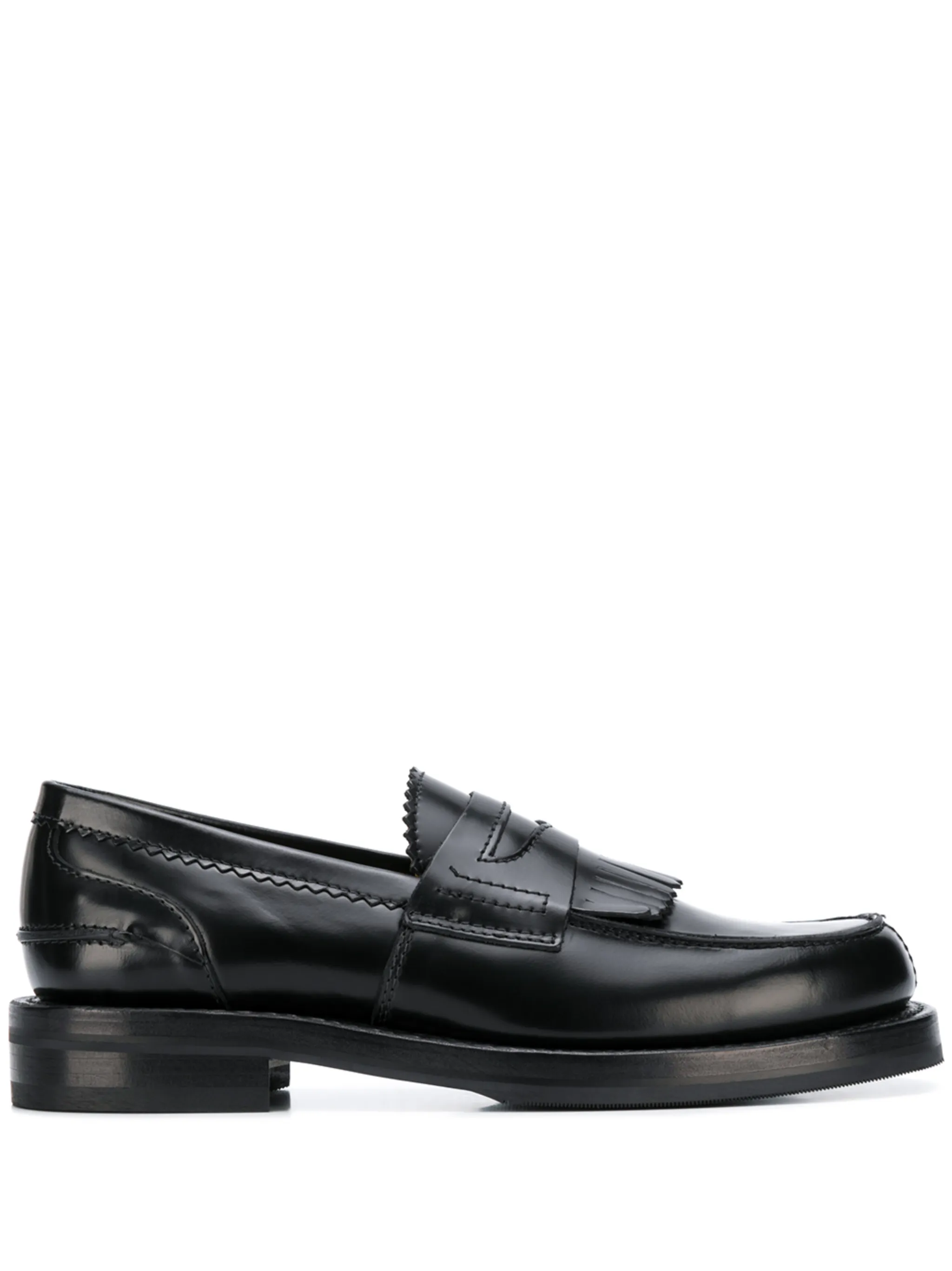 leather loafers