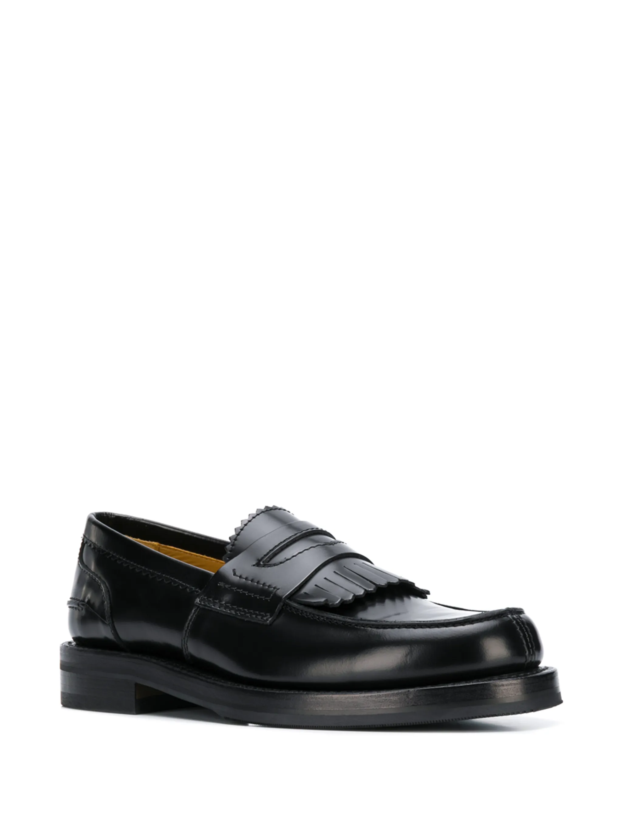 leather loafers