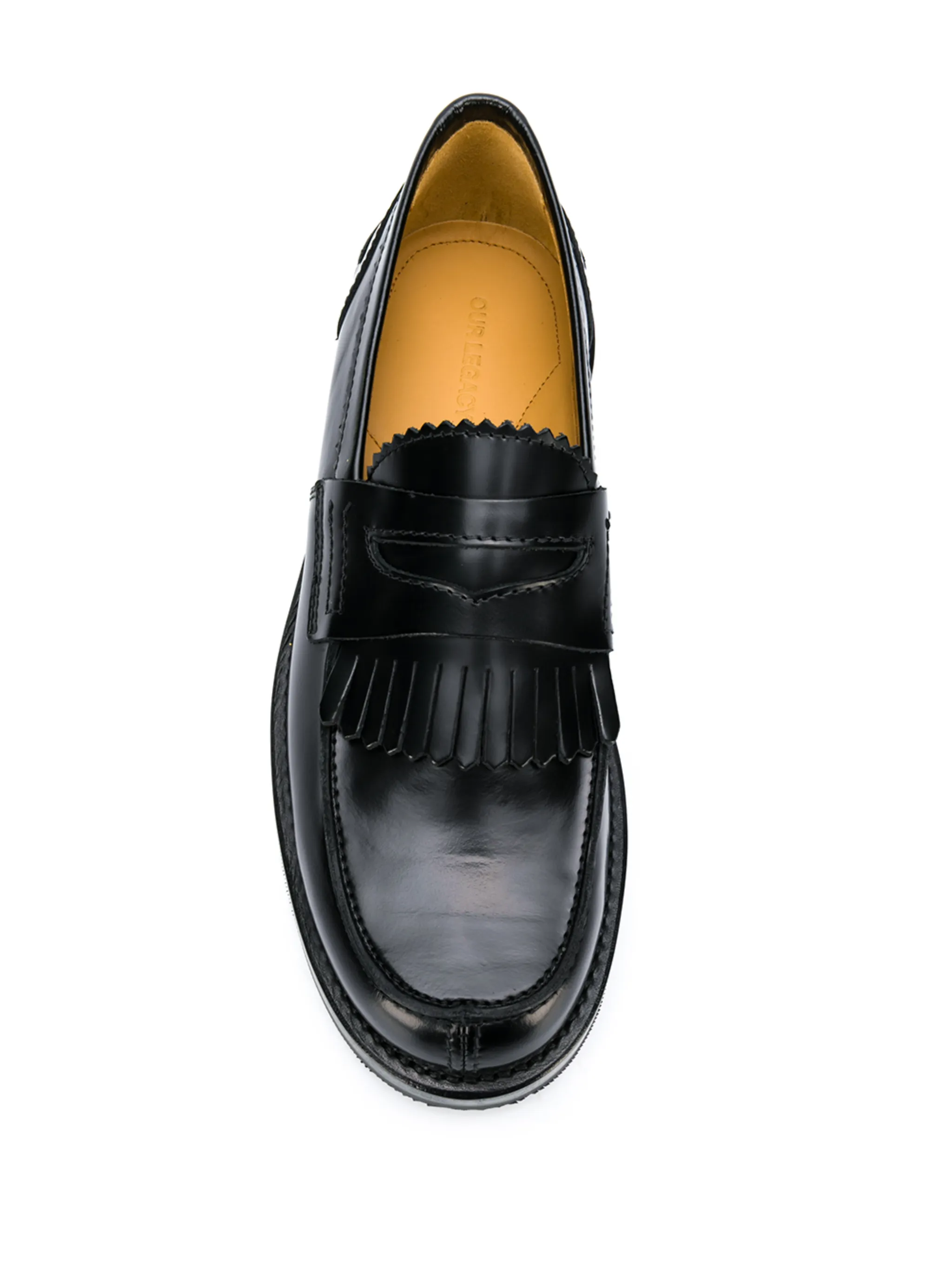 leather loafers