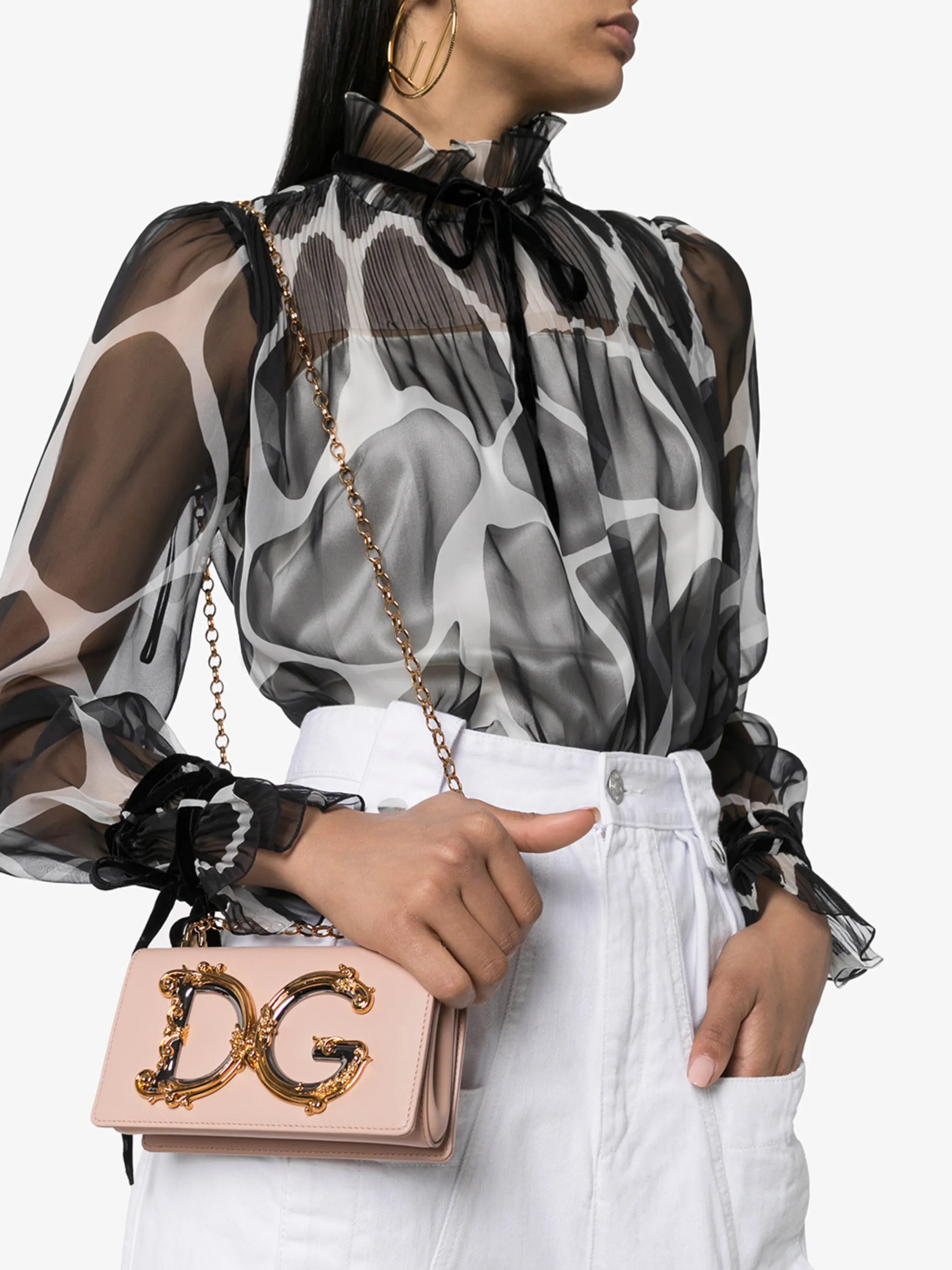 DG Girls leather mini bag