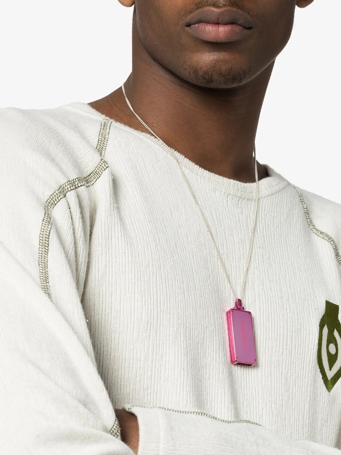 USB sterling silver necklace