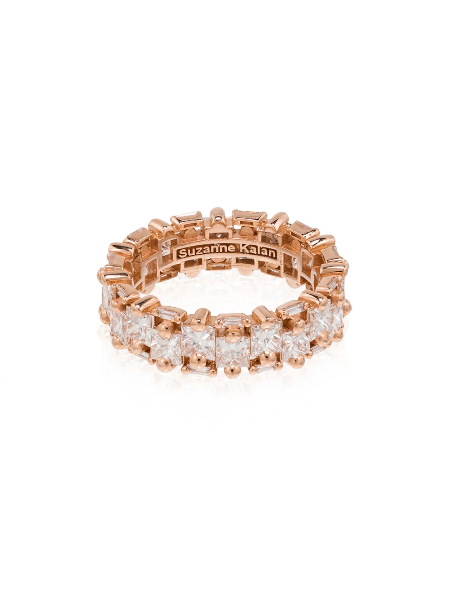 18kt rose gold diamond eternity ring