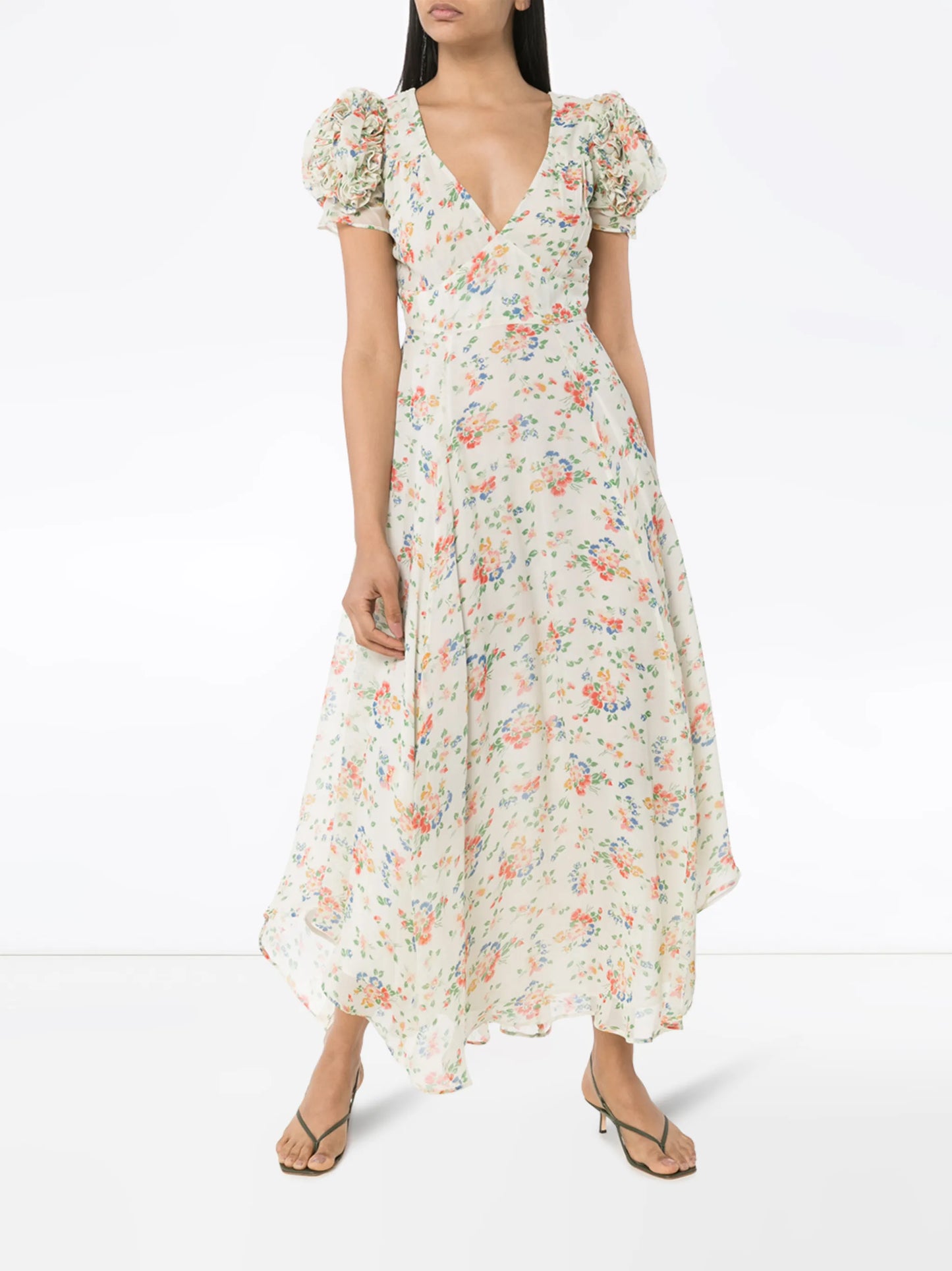 Clemence floral-print maxi dress