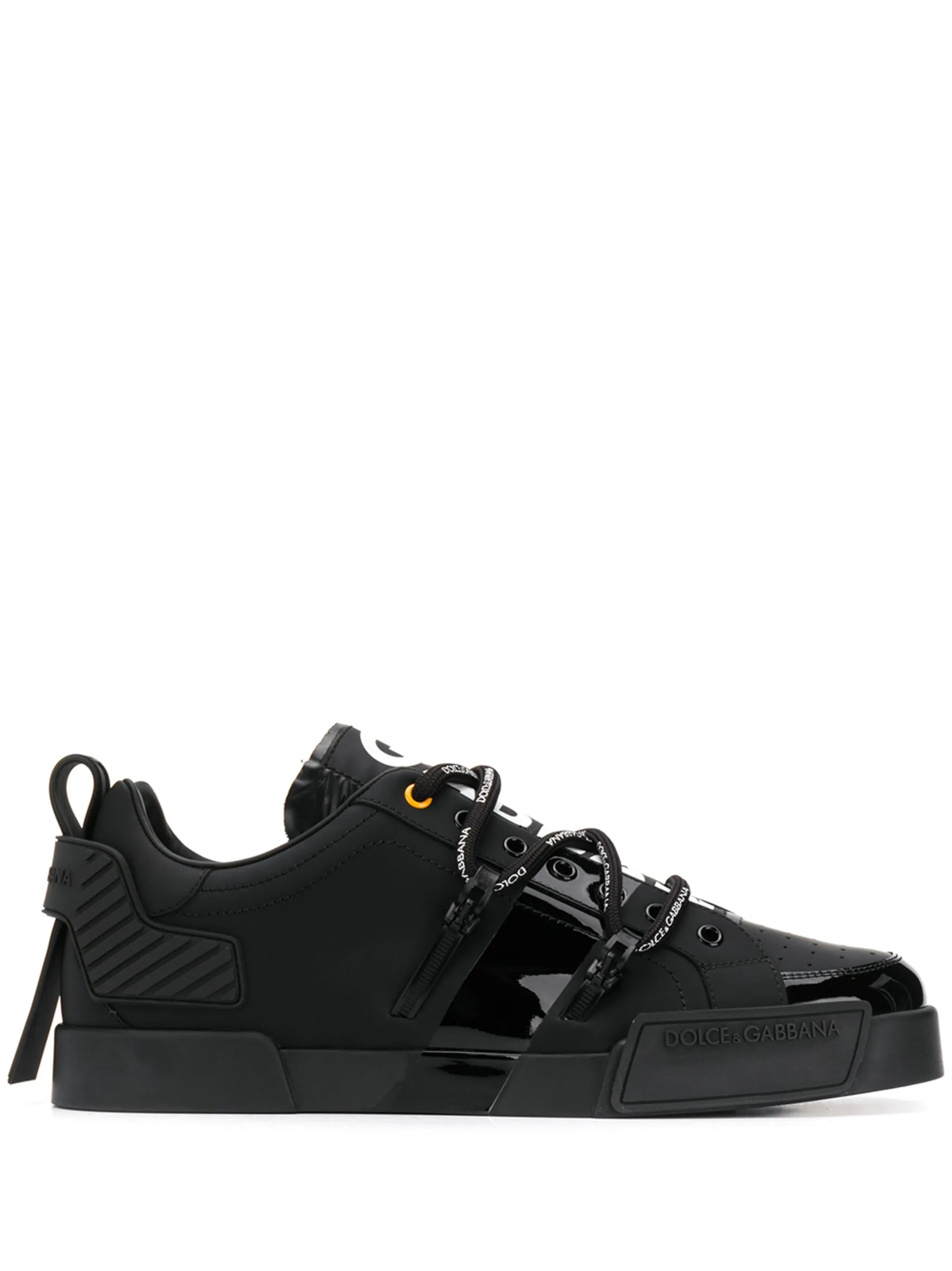 Portofino patent leather sneakers