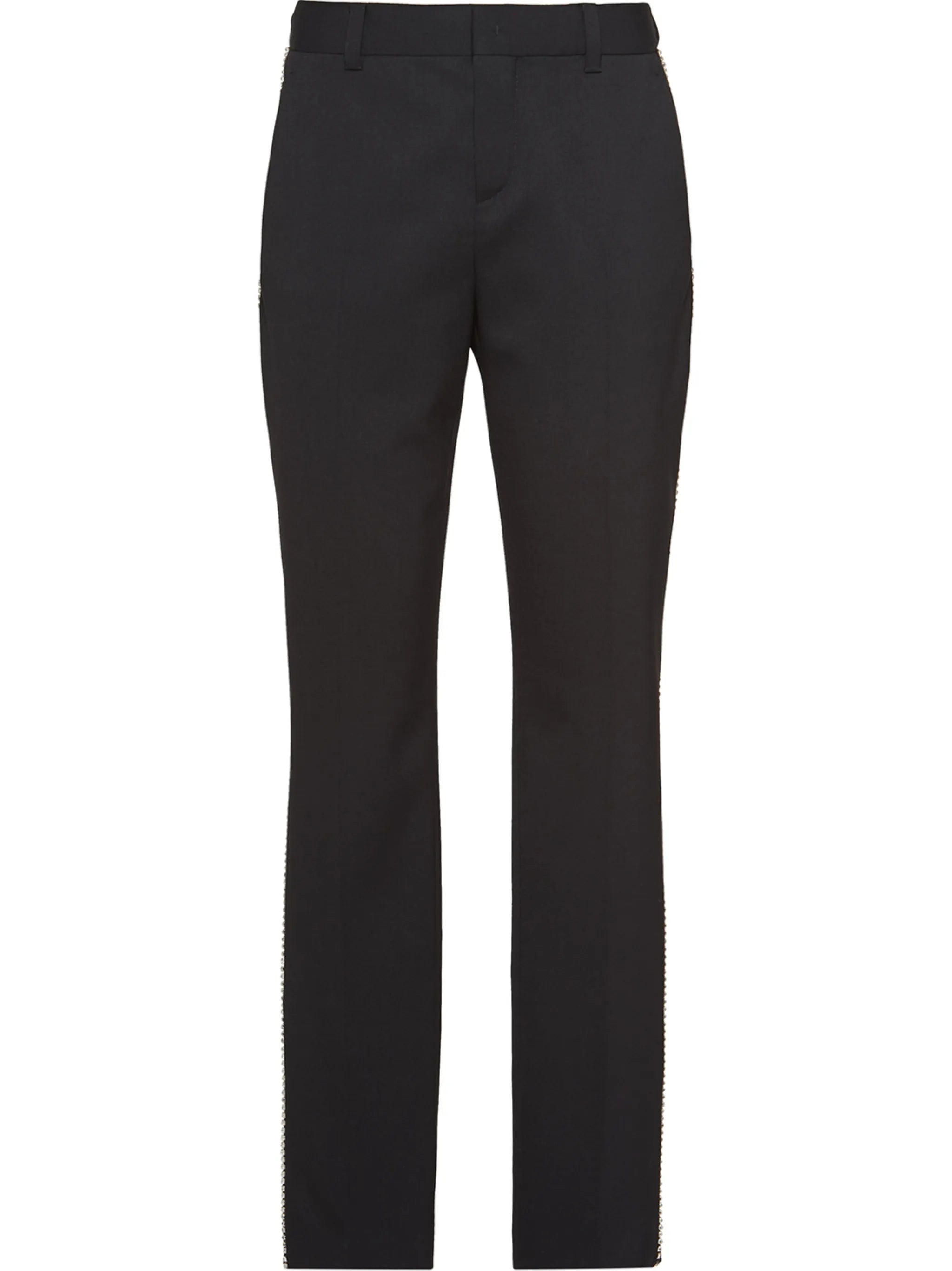 crystal-embellished tailored trousers