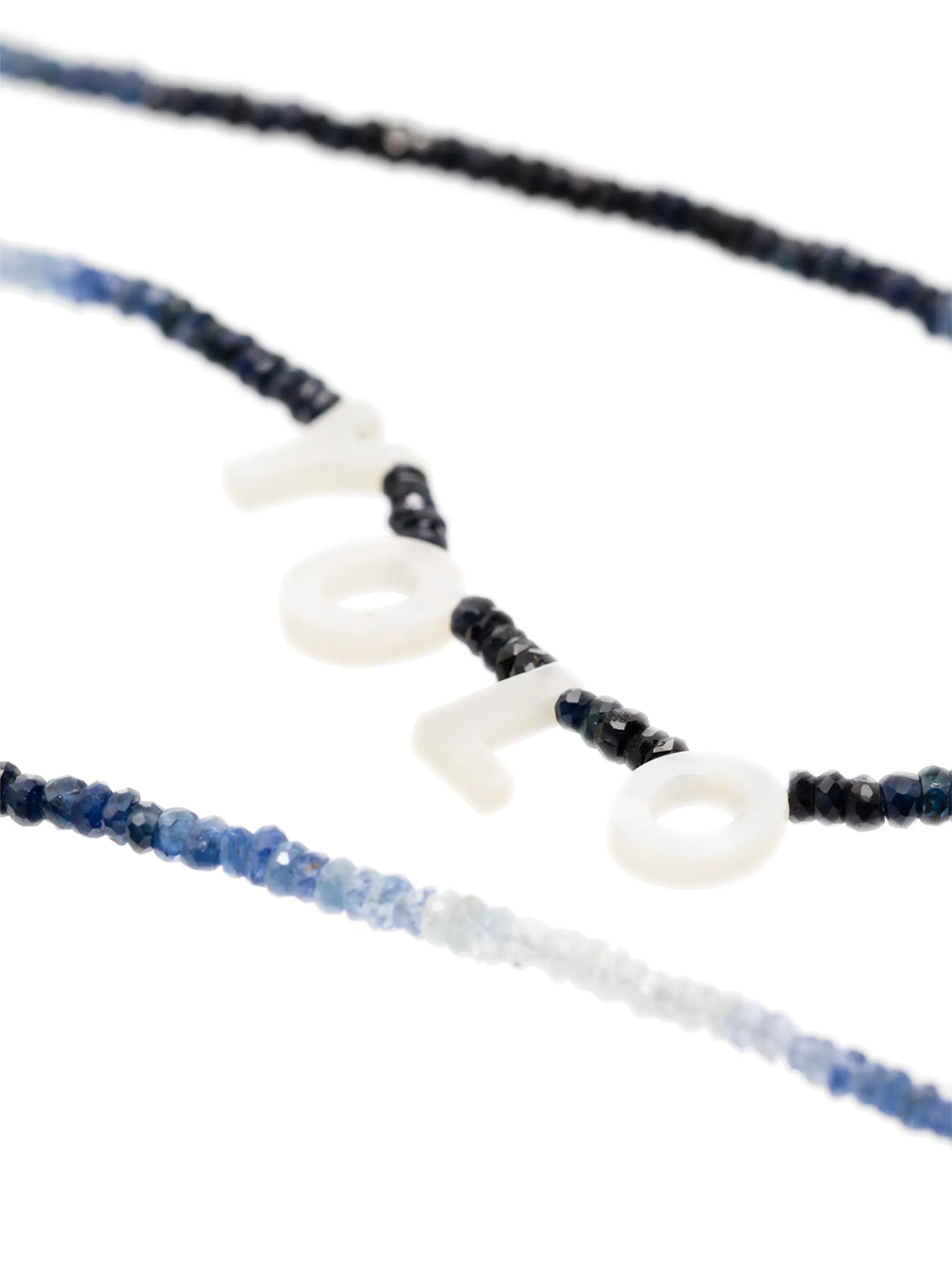 YOLO beaded necklace