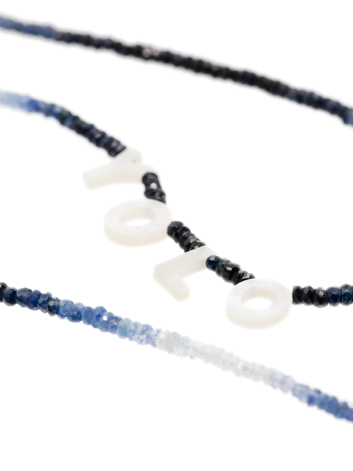 YOLO beaded necklace