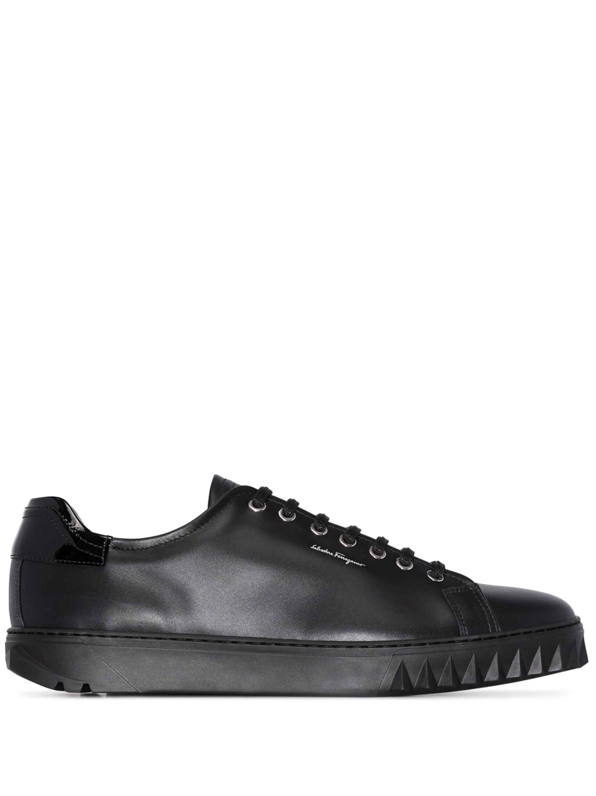 Cube leather sneakers