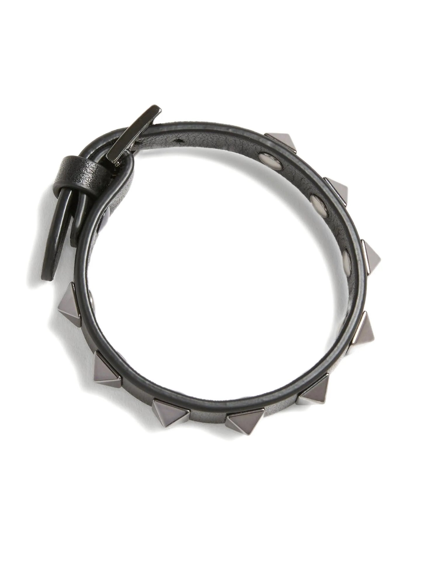 Rockstud leather bracelet