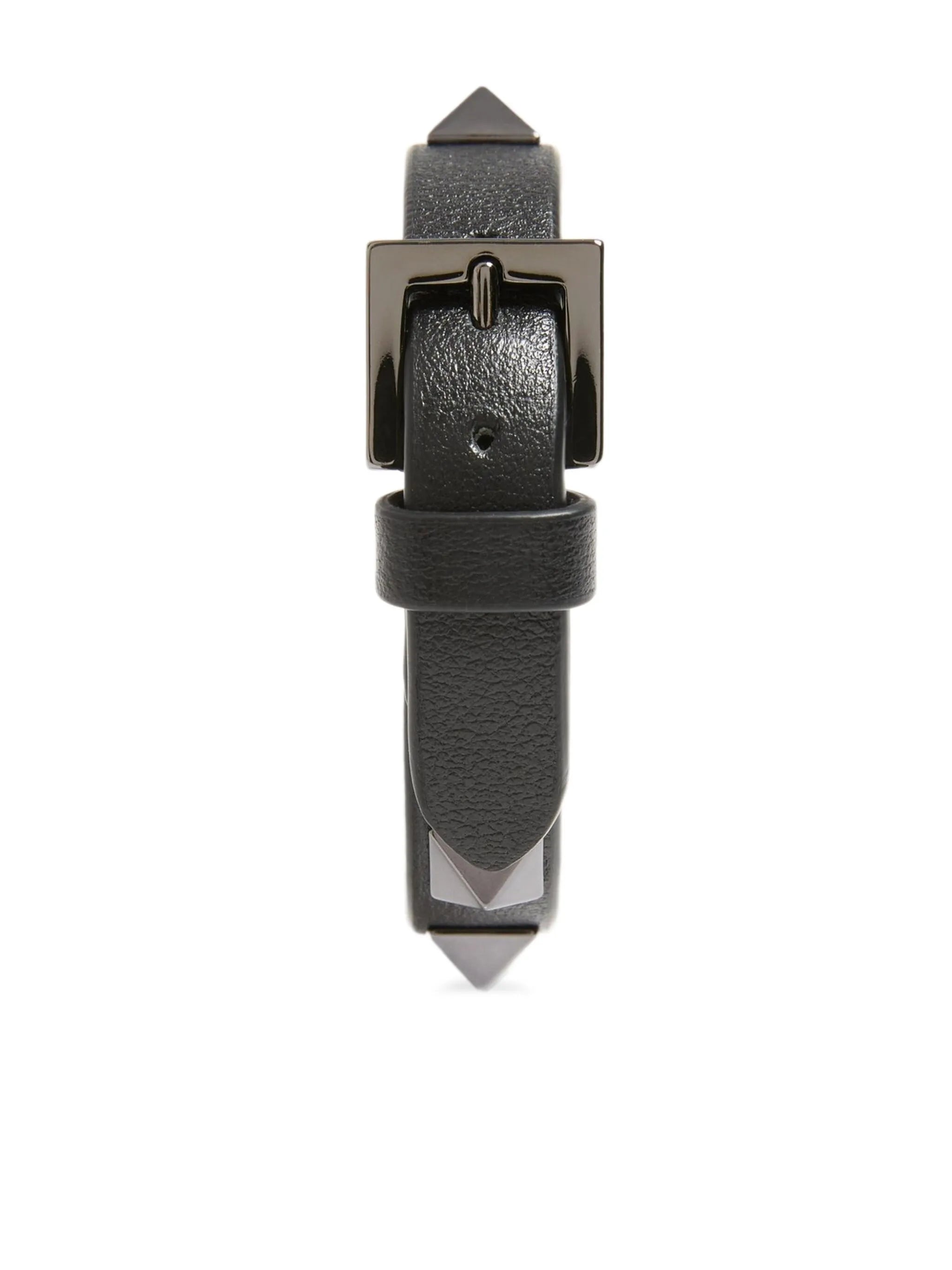 Rockstud leather bracelet