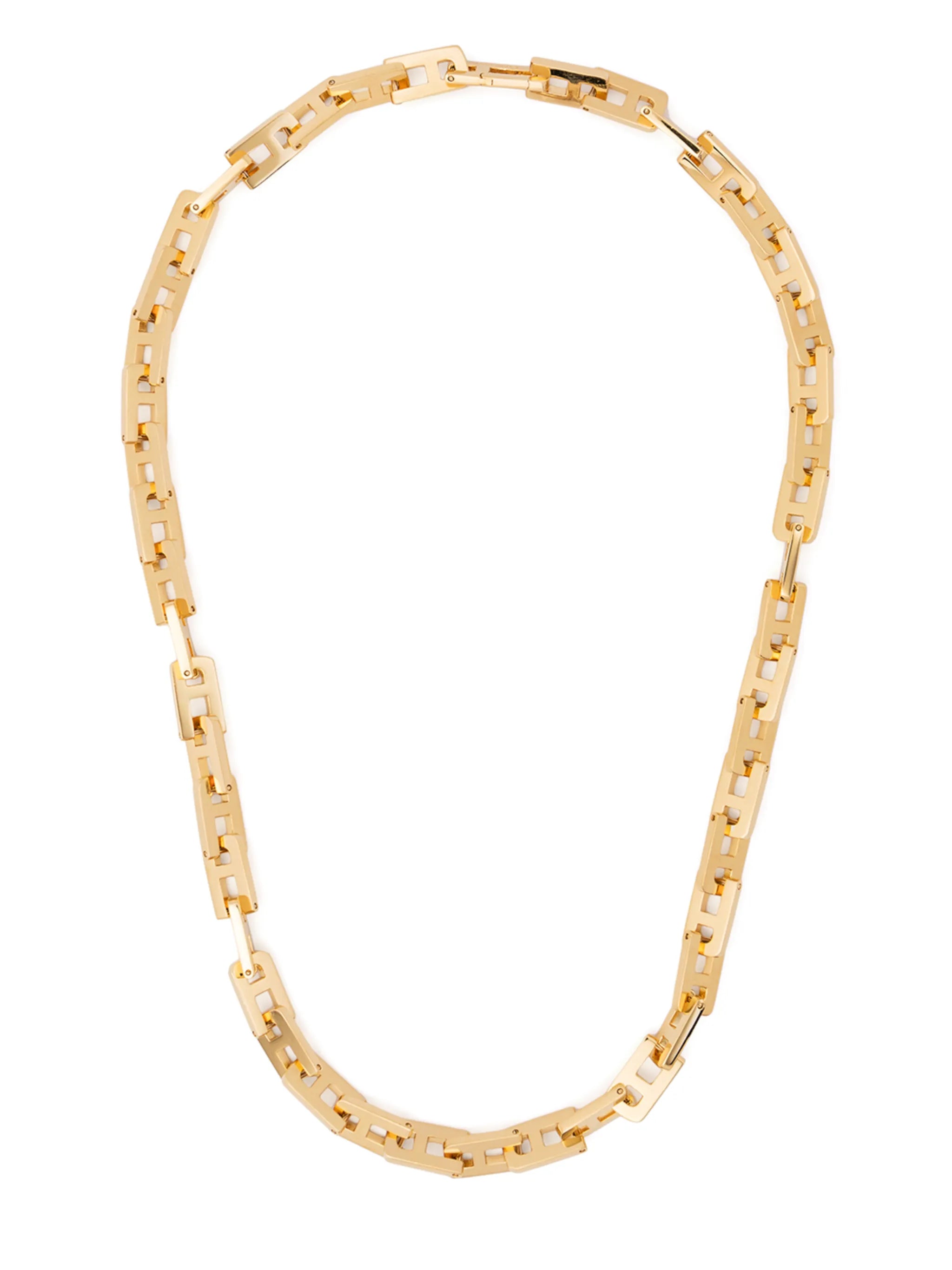 'A'-chain short necklace
