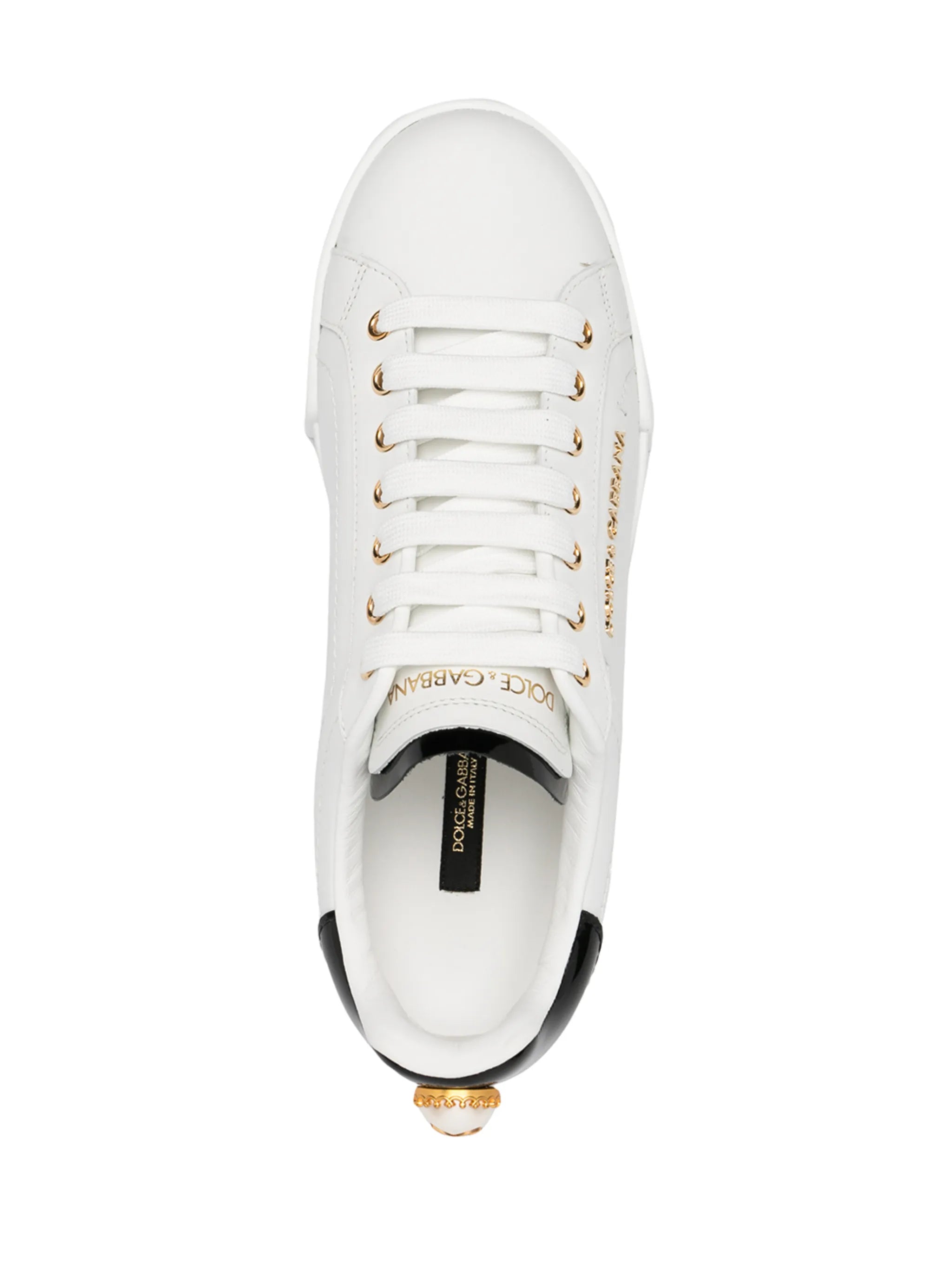 Portofino logo-embellished low-top sneakers