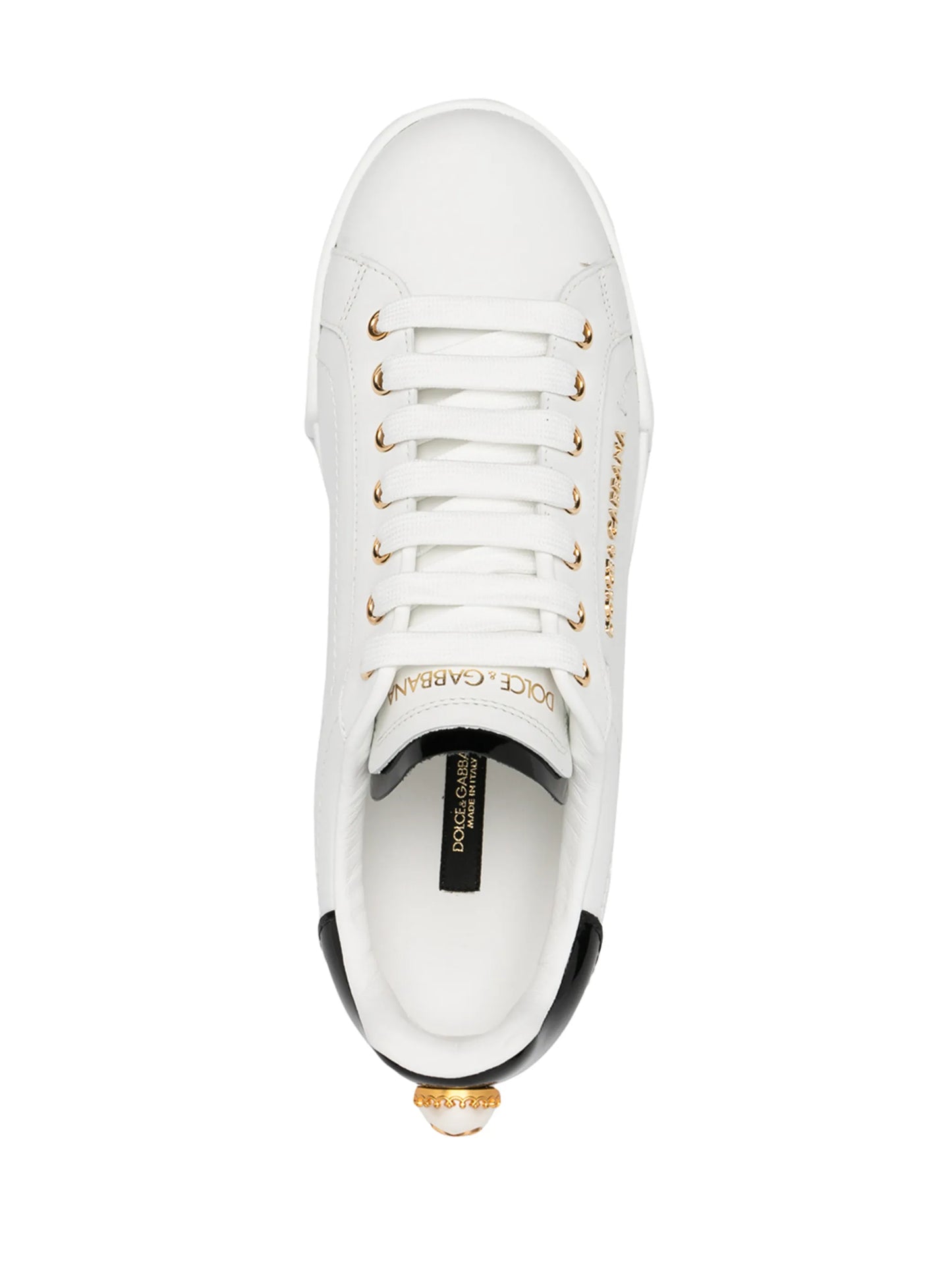 Portofino logo-embellished low-top sneakers