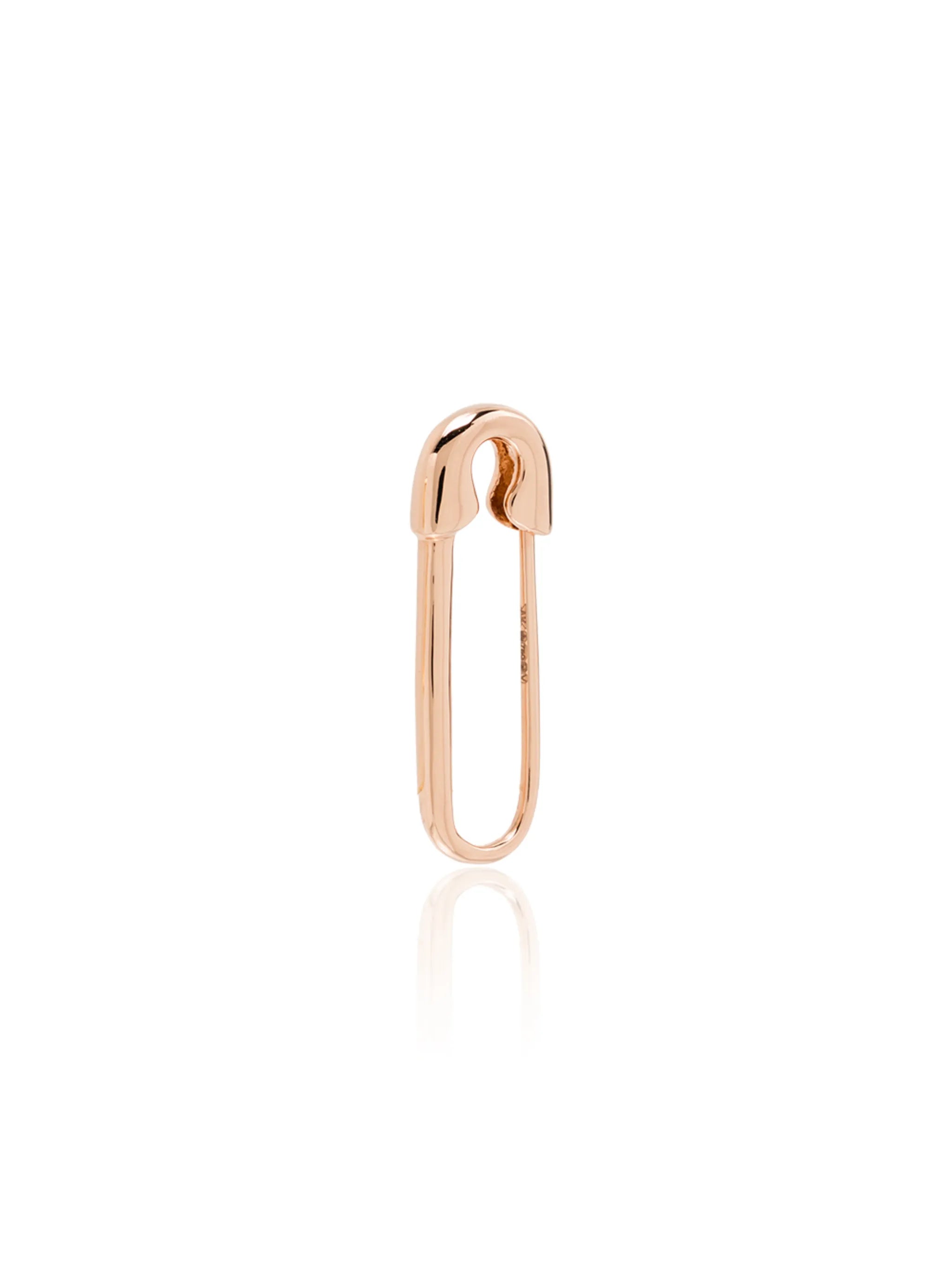 Safety Pin 18kt rose gold earring