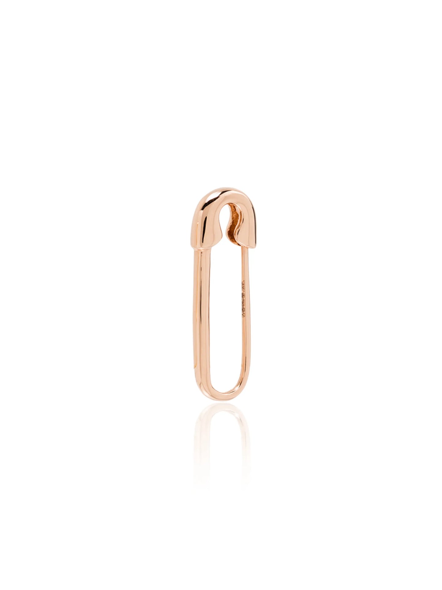 Safety Pin 18kt rose gold earring