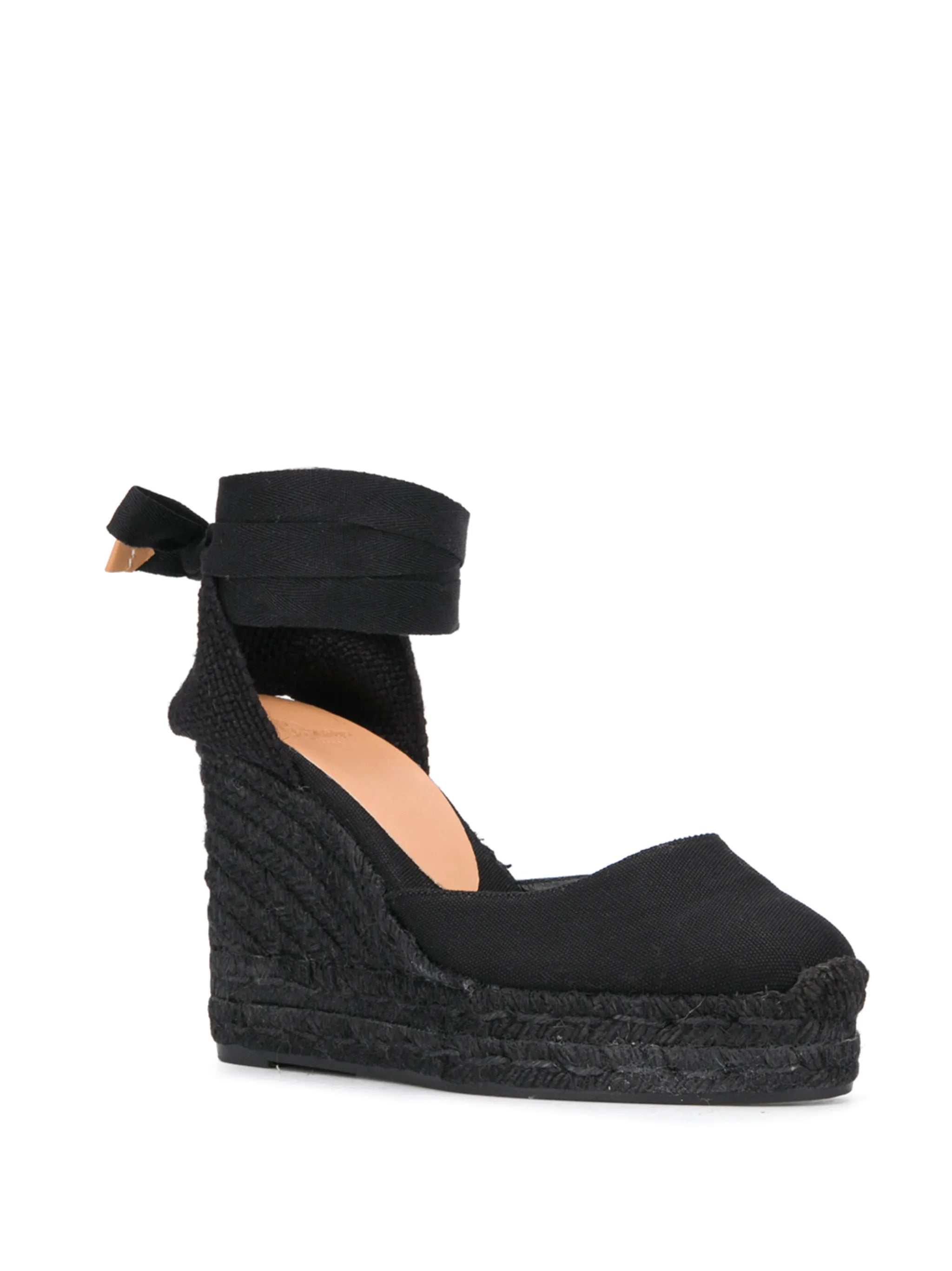 100mm woven espadrilles