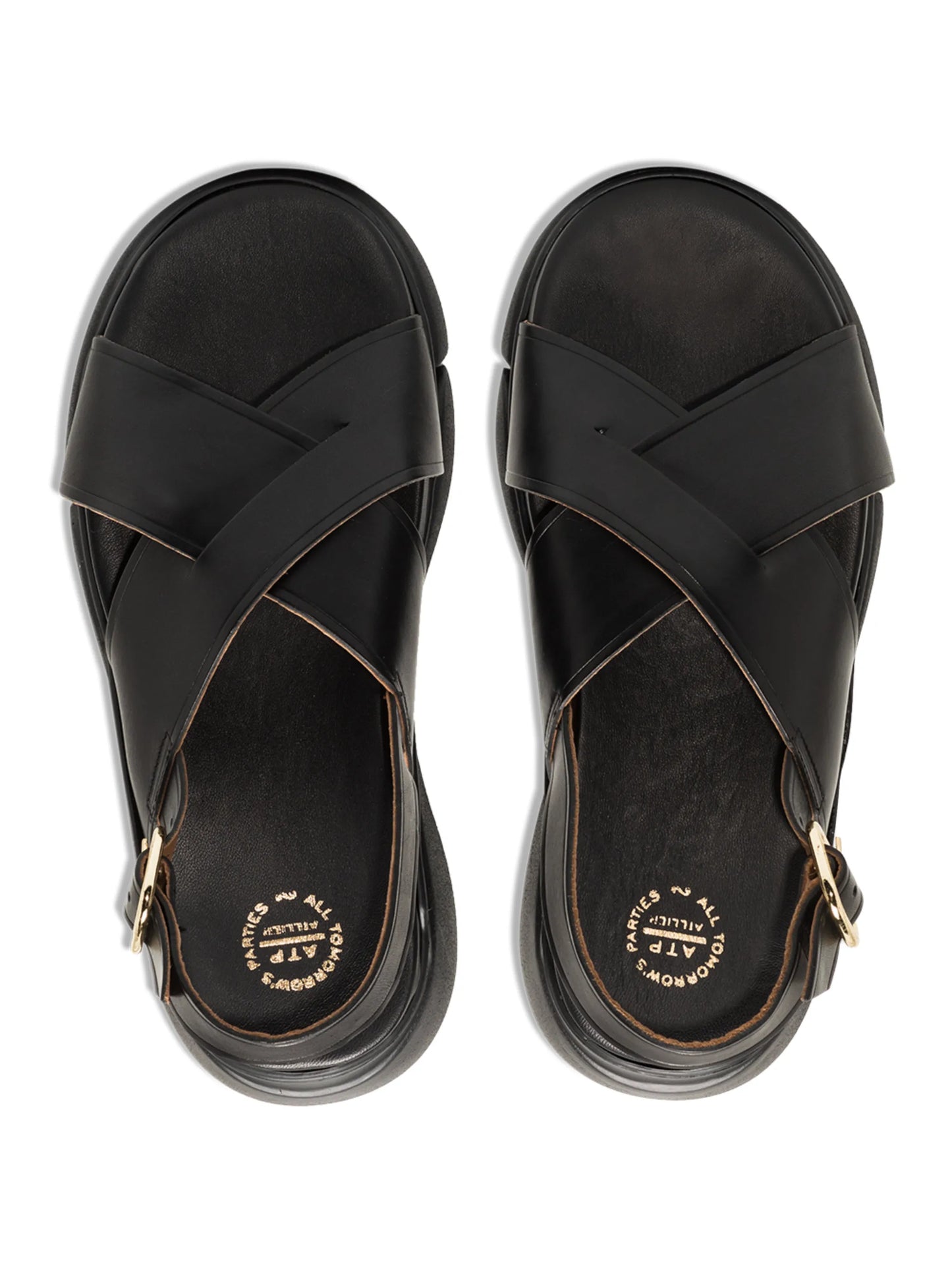 Barisci flatform leather sandals
