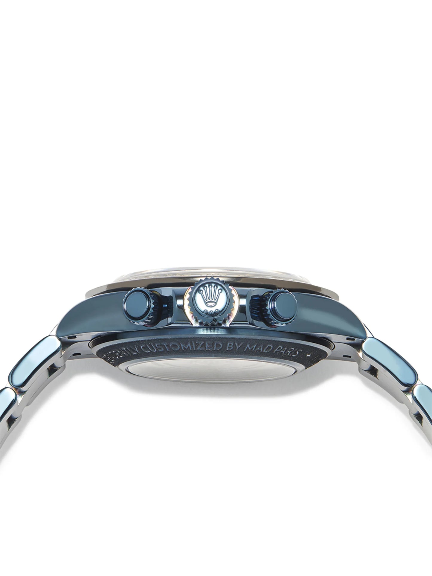customised pre-owned Cosmograph Daytona "Blue Ghost" 40mm
