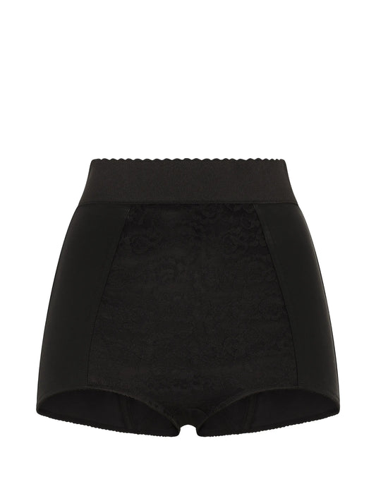 Guaina jacquard and satin culottes