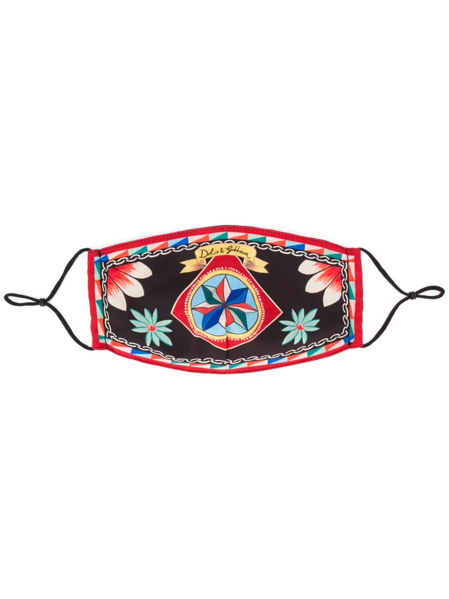 Carretto-print face mask