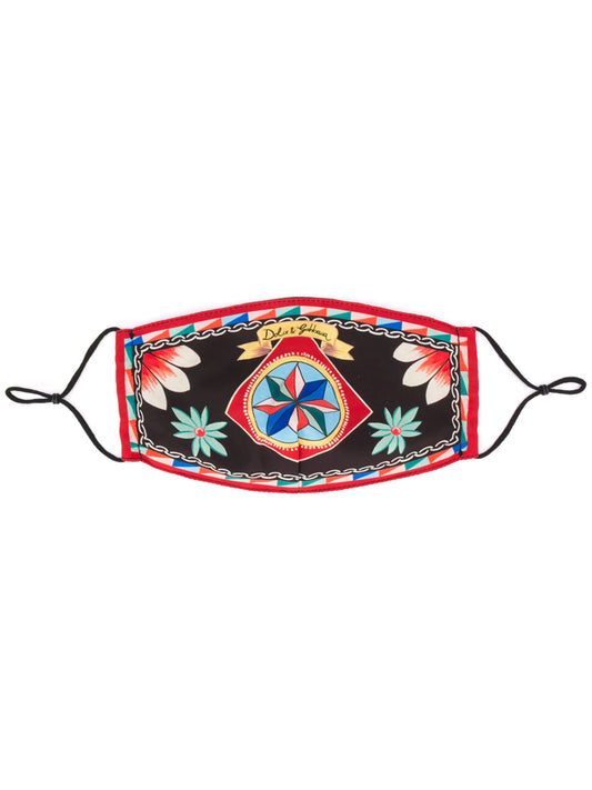 Carretto-print face mask