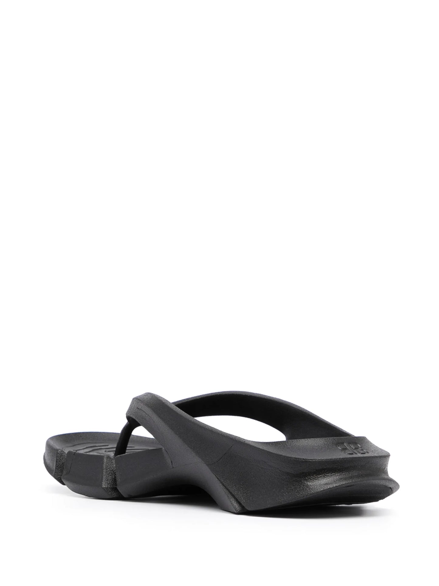debossed-logo flip-flops