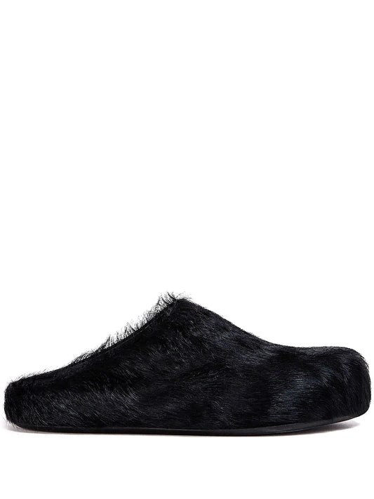 Fussbett calf-hair slippers