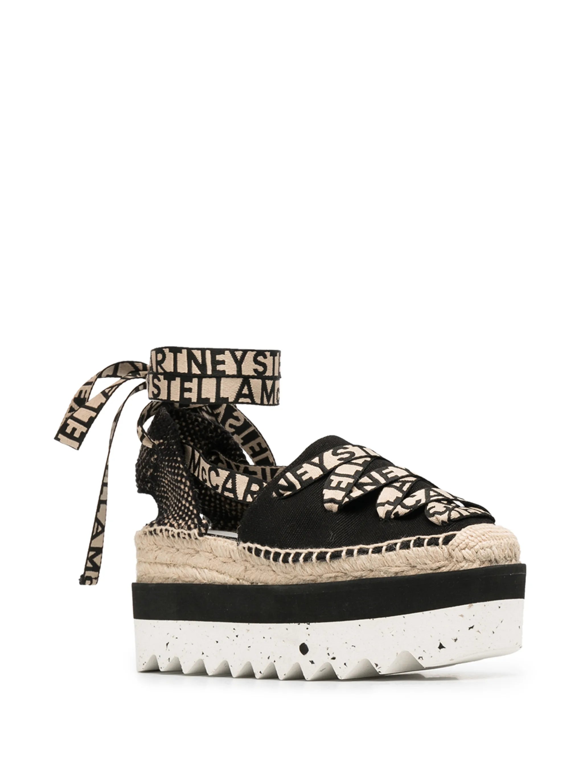 Gaia logo-jacquard espadrilles