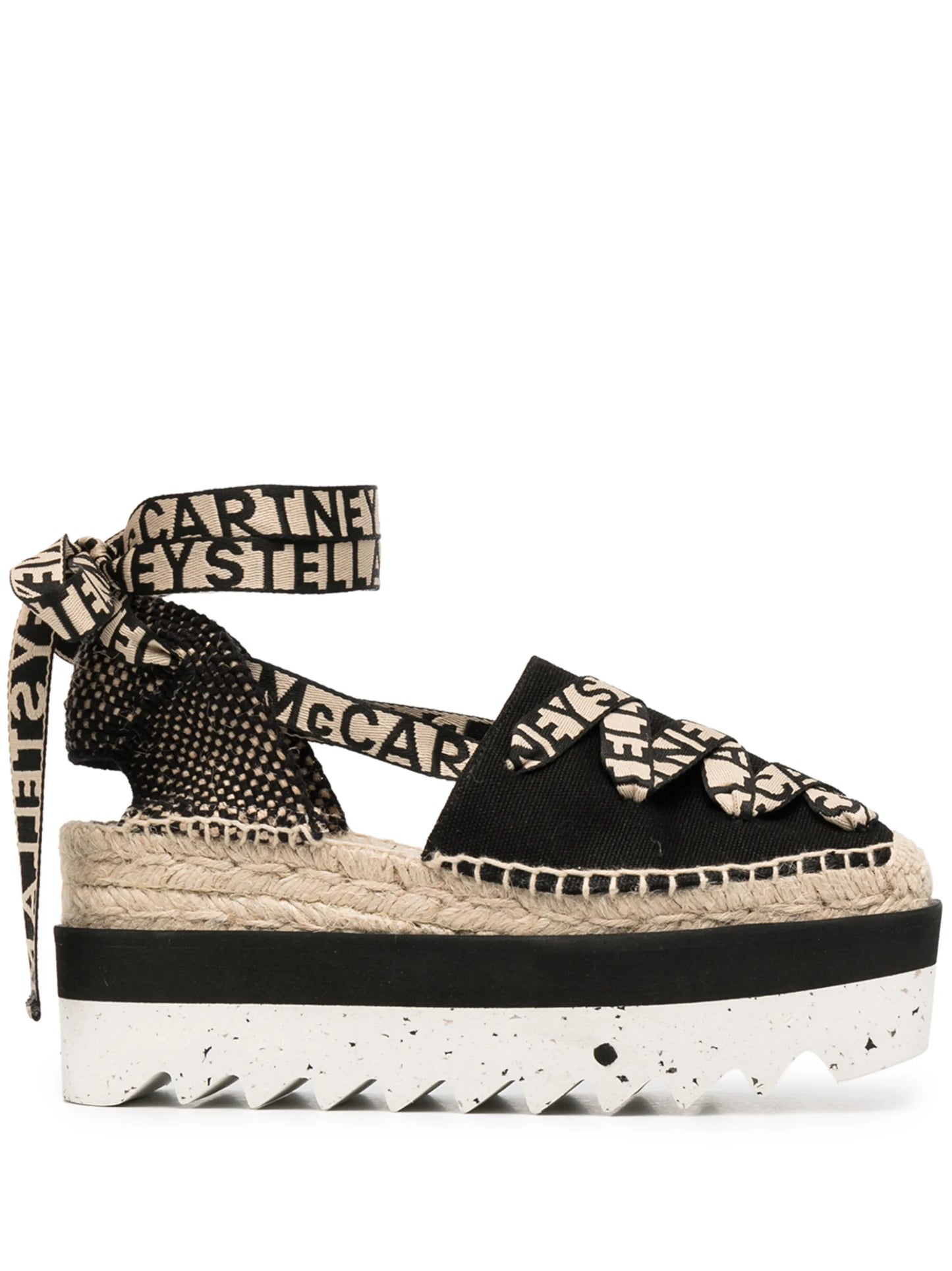 Gaia logo-jacquard espadrilles