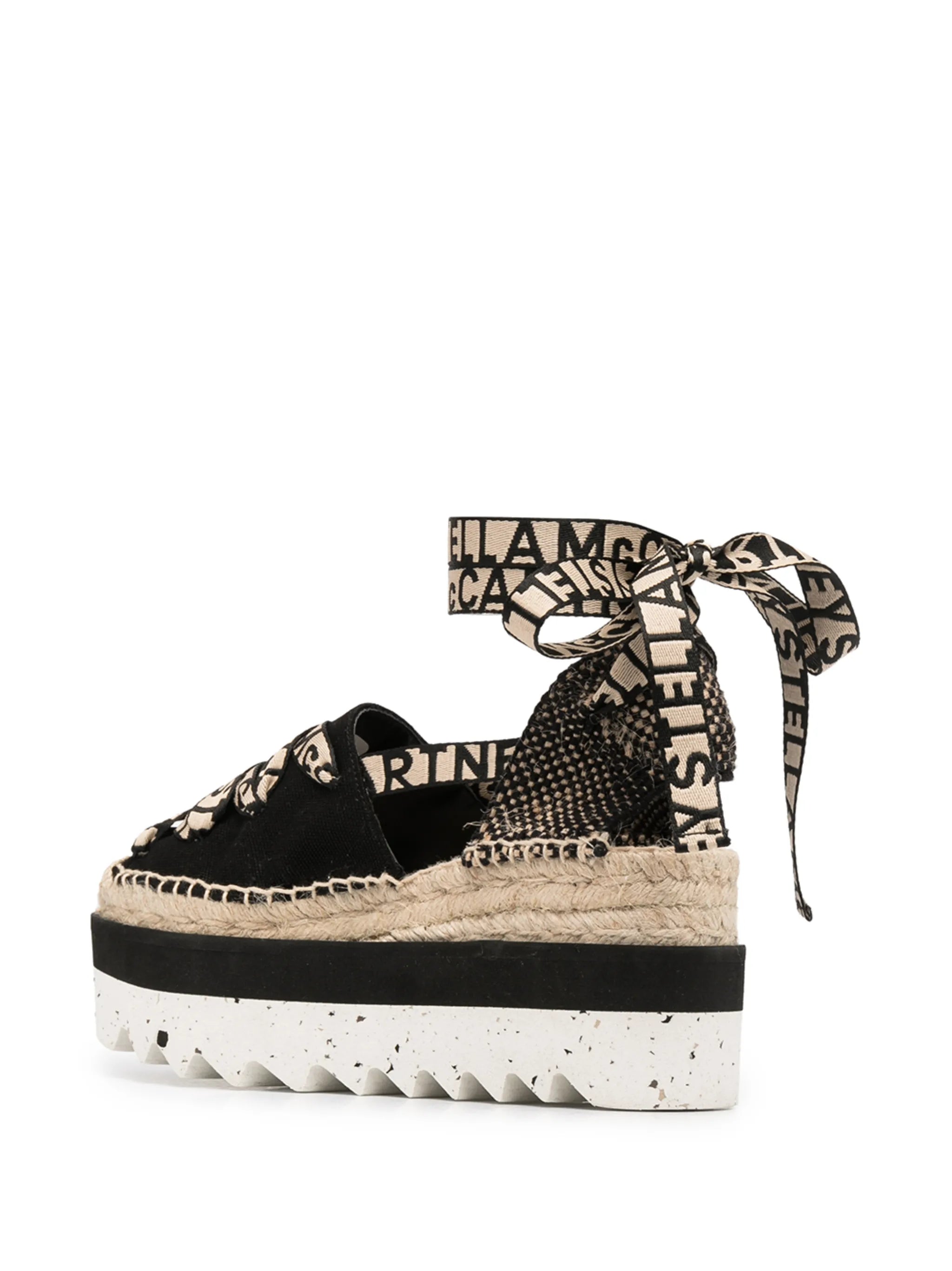 Gaia logo-jacquard espadrilles